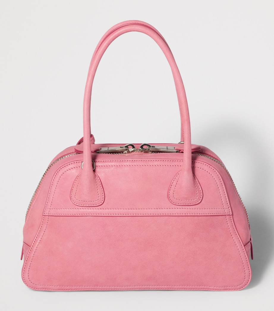 Miu Miu Nappa Leather Vivant Top-Handle Bag Pink Image 3