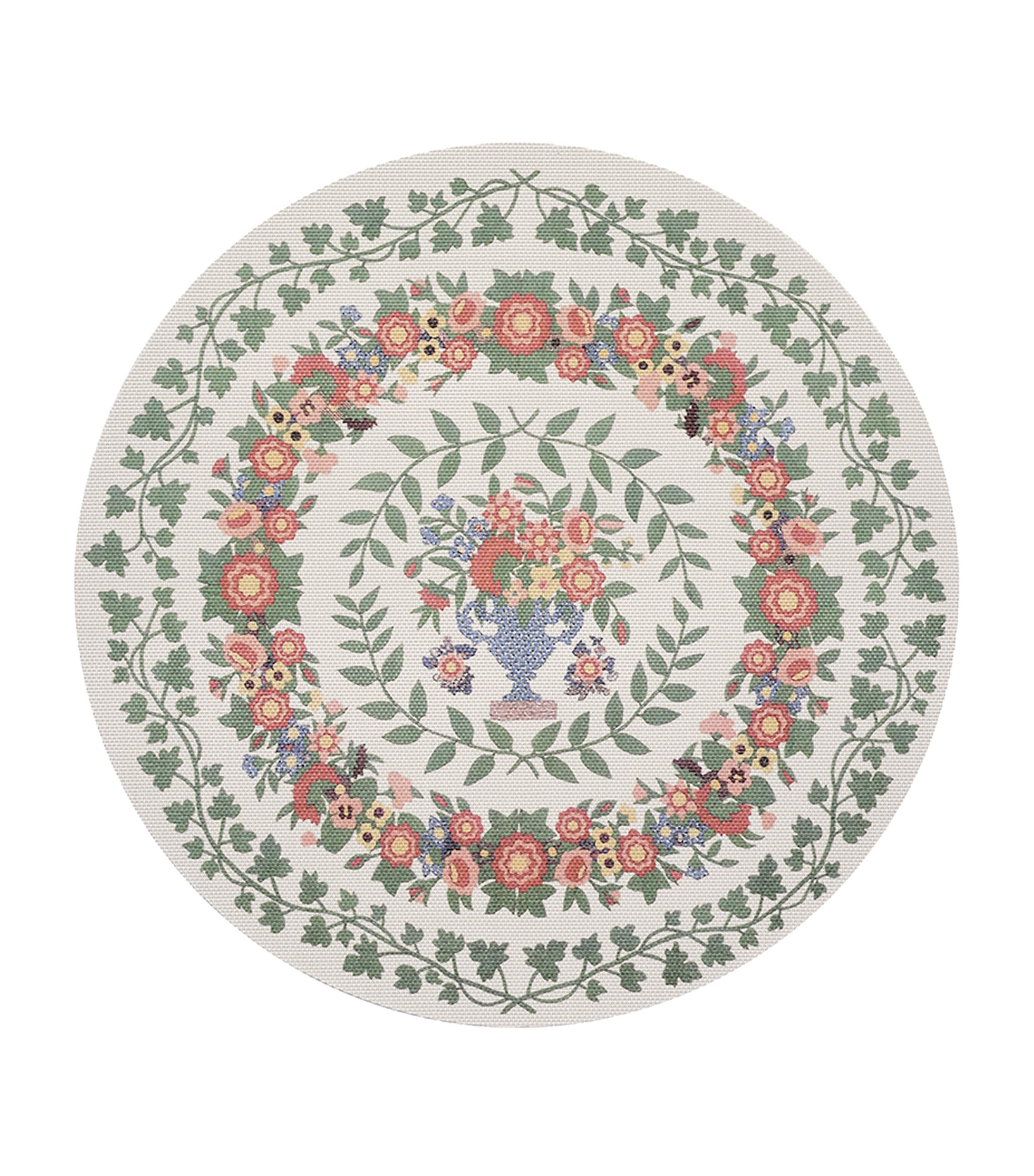 Chilewich Ludington Round Placemat In Green