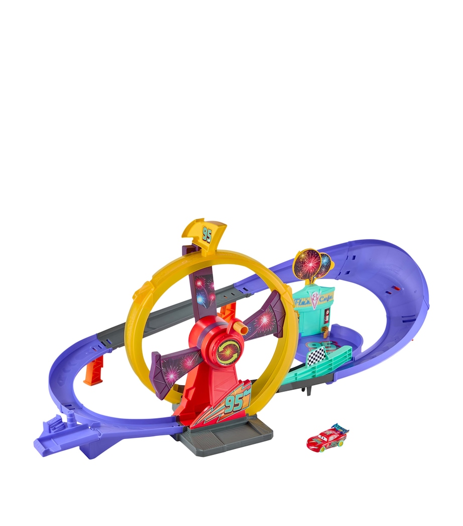 Disney Disney and Pixar Cars Race to Celebrate Lightning McQueen Celebration Raceway Playset Image 2