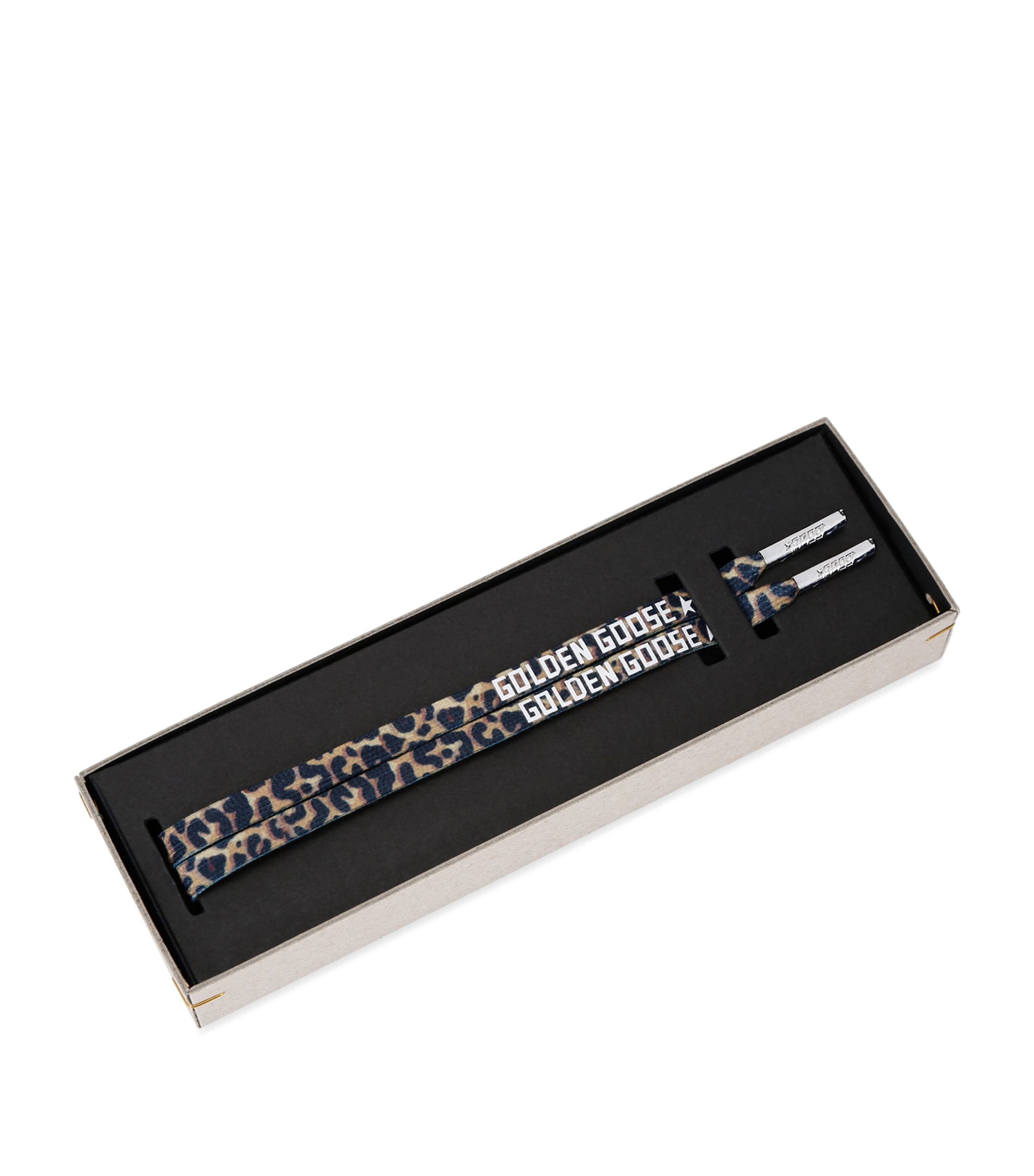 Golden Goose Leopard Print Laces