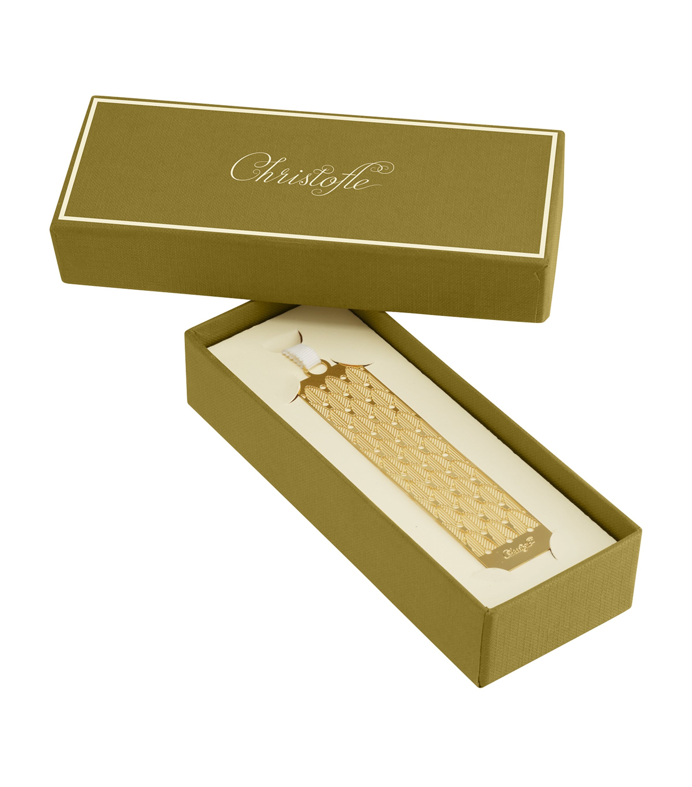 Christofle Malmaison Impériale Palmette Bookmark Gold Image 3