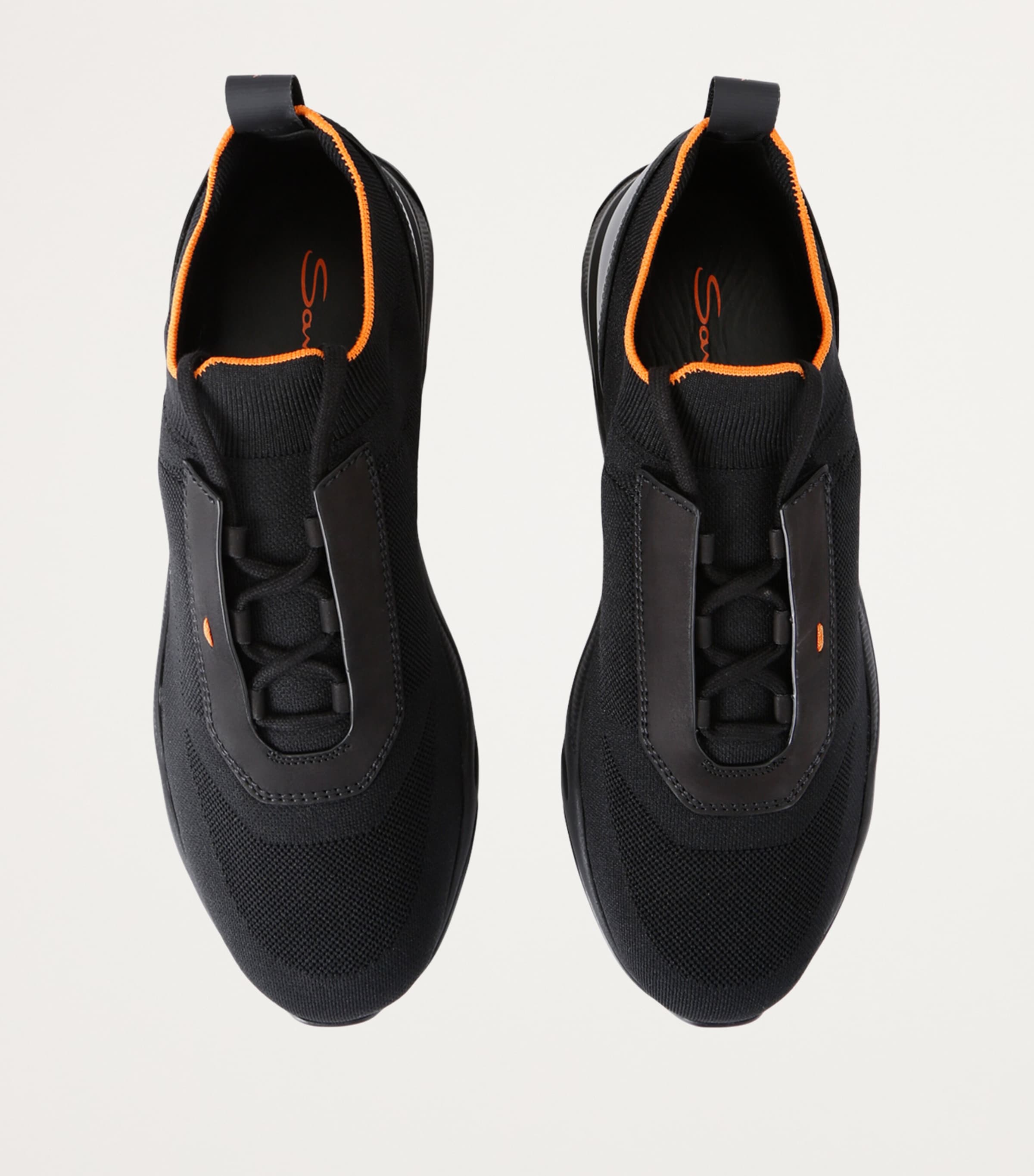 Technical-Knit Runner Sneakers BLACK Image 4