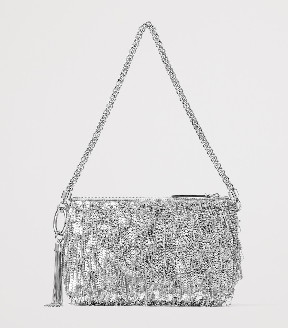 Callie Mini Embellished Shoulder Bag SILVER MIX/SILVER Image 4