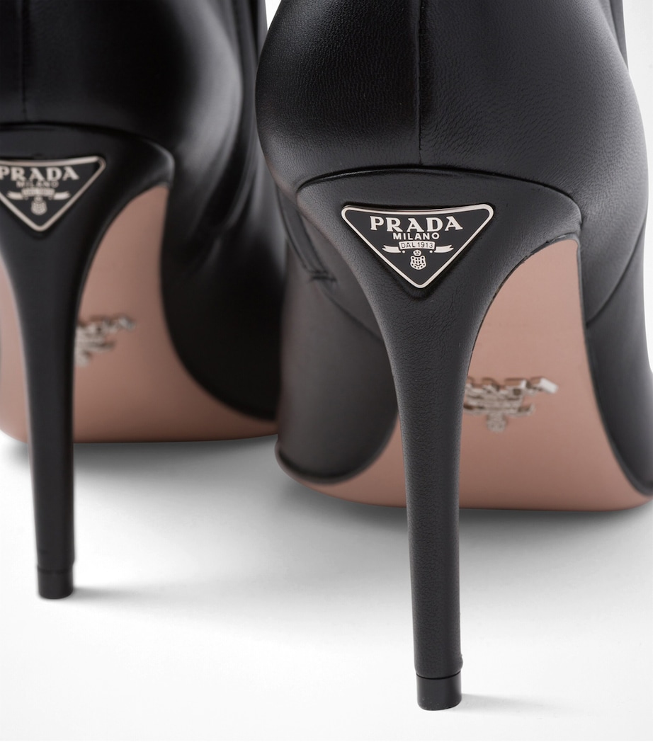 Leather Heeled Boots 95 F0002 Image 4