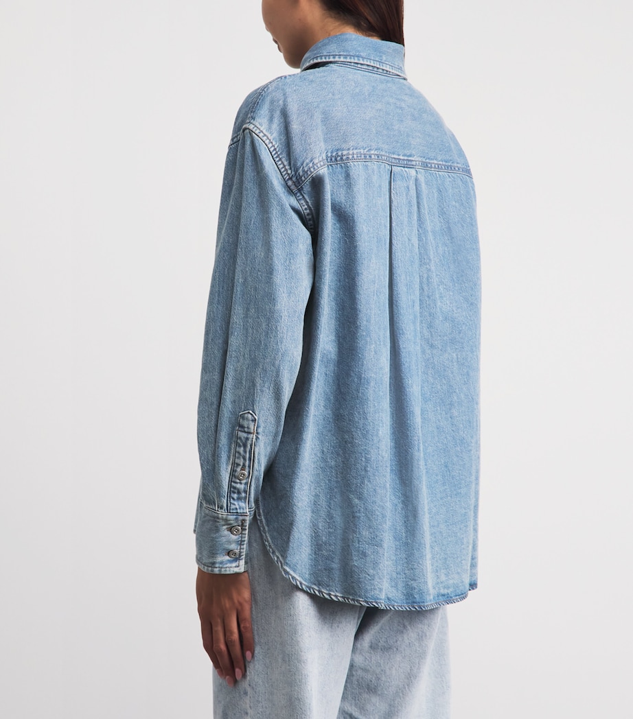 Rag & Bone Womens Connie Denim Shirt Everglade Image 5