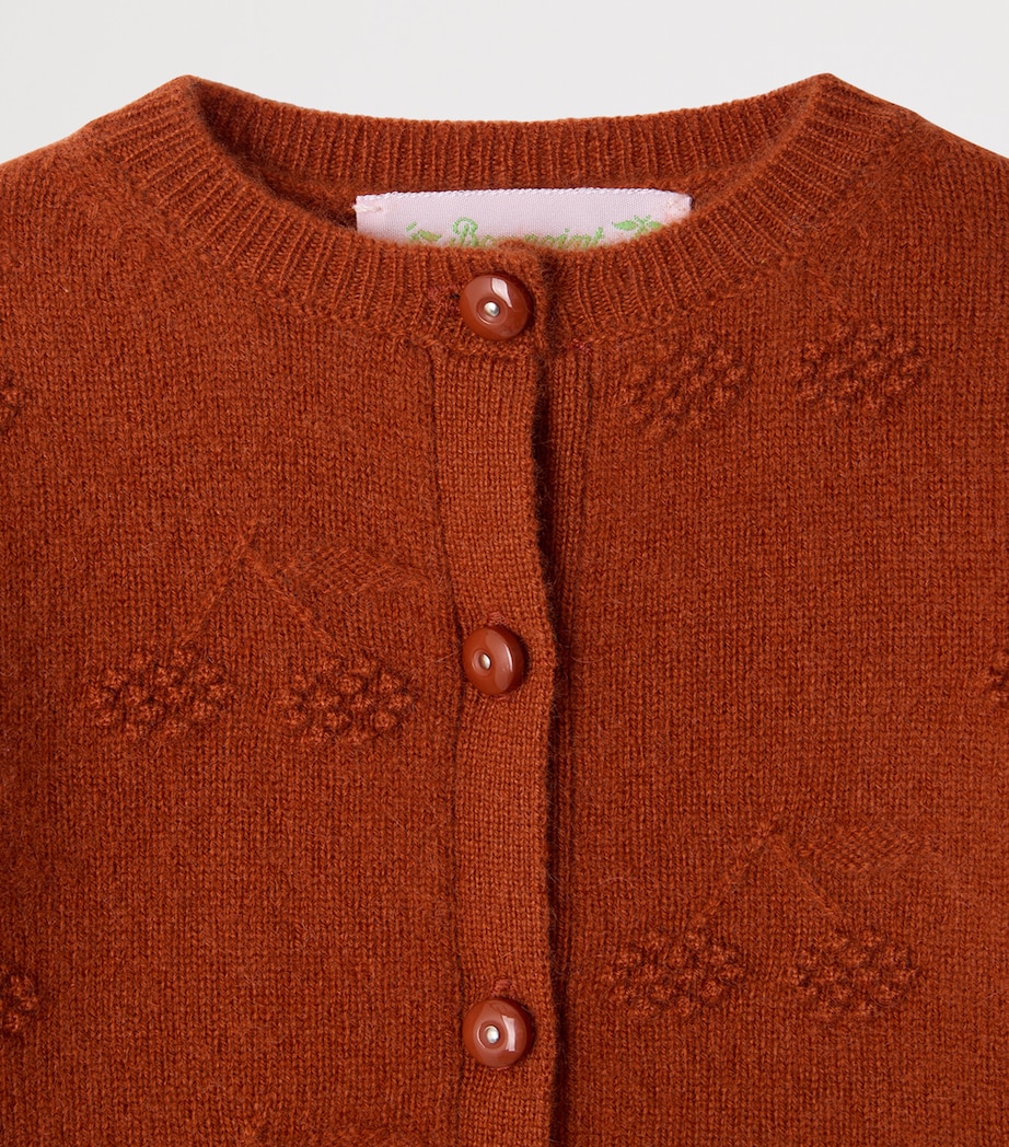 Bonpoint Cashmere Cardigan (6-18 Months) Praline Image 3