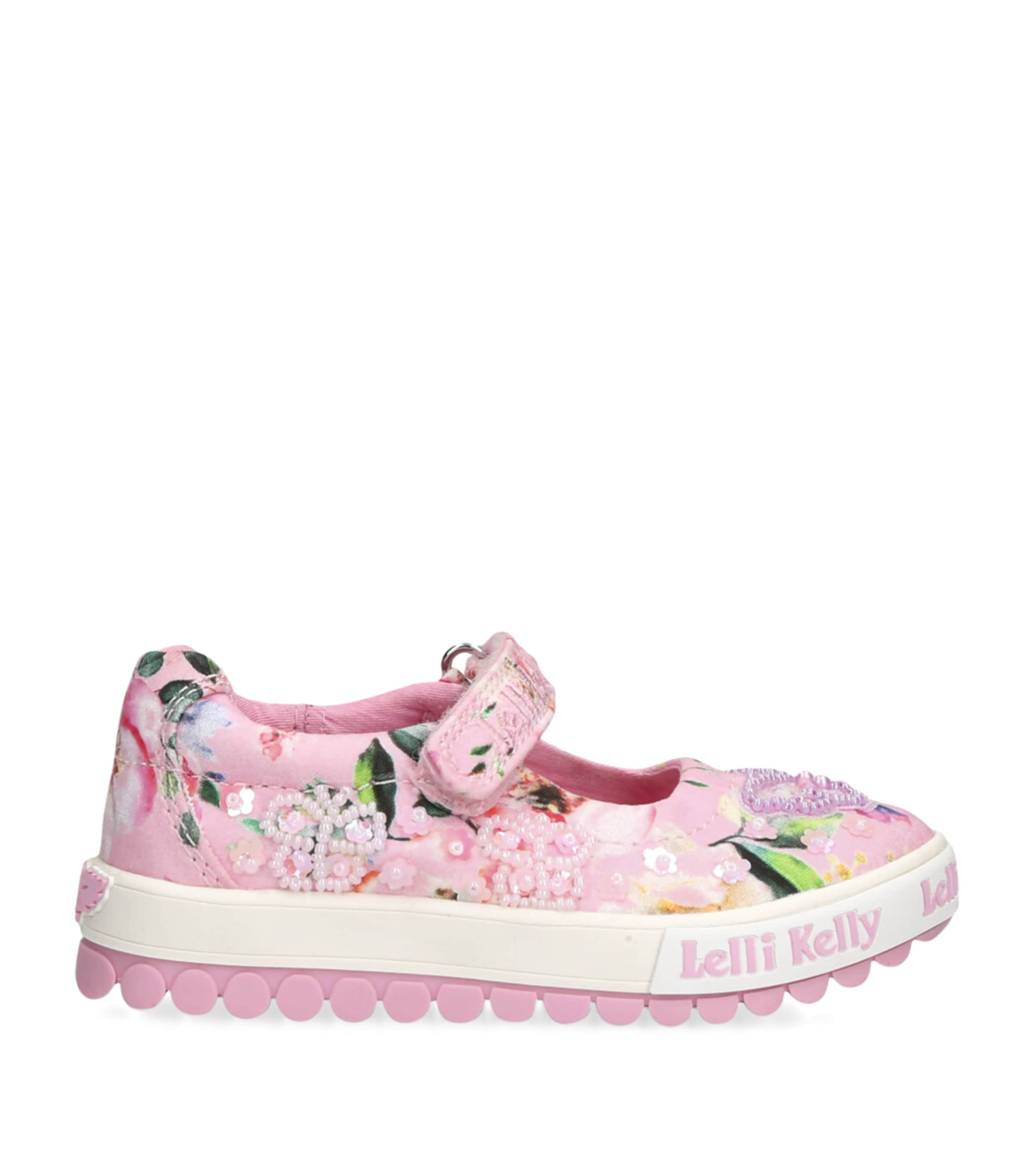 Lelli Kelly Embellished Serena Dolly Shoes Pink Comb Image 1