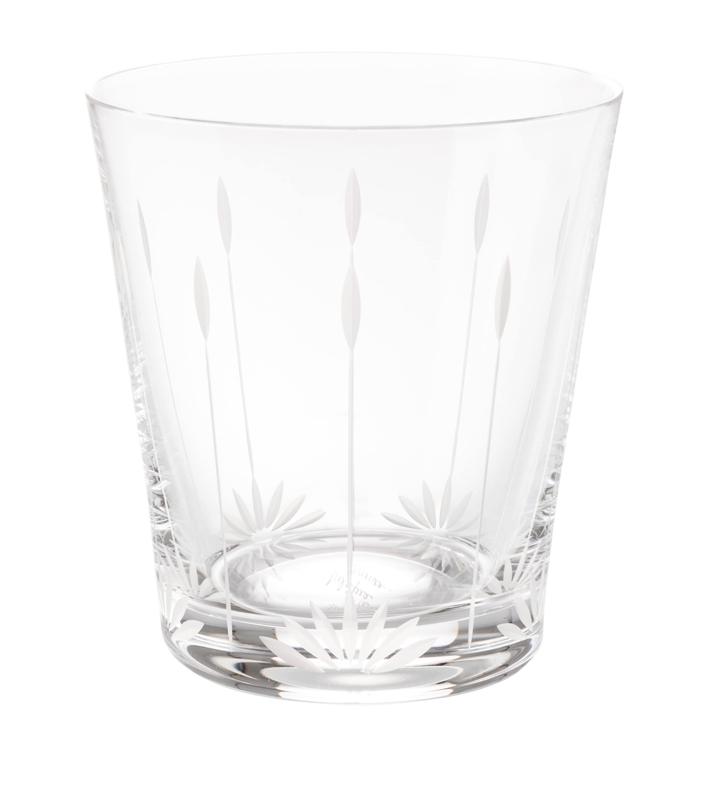 Shop Lalique Crystal Lotus Blossom Tumbler In Clear