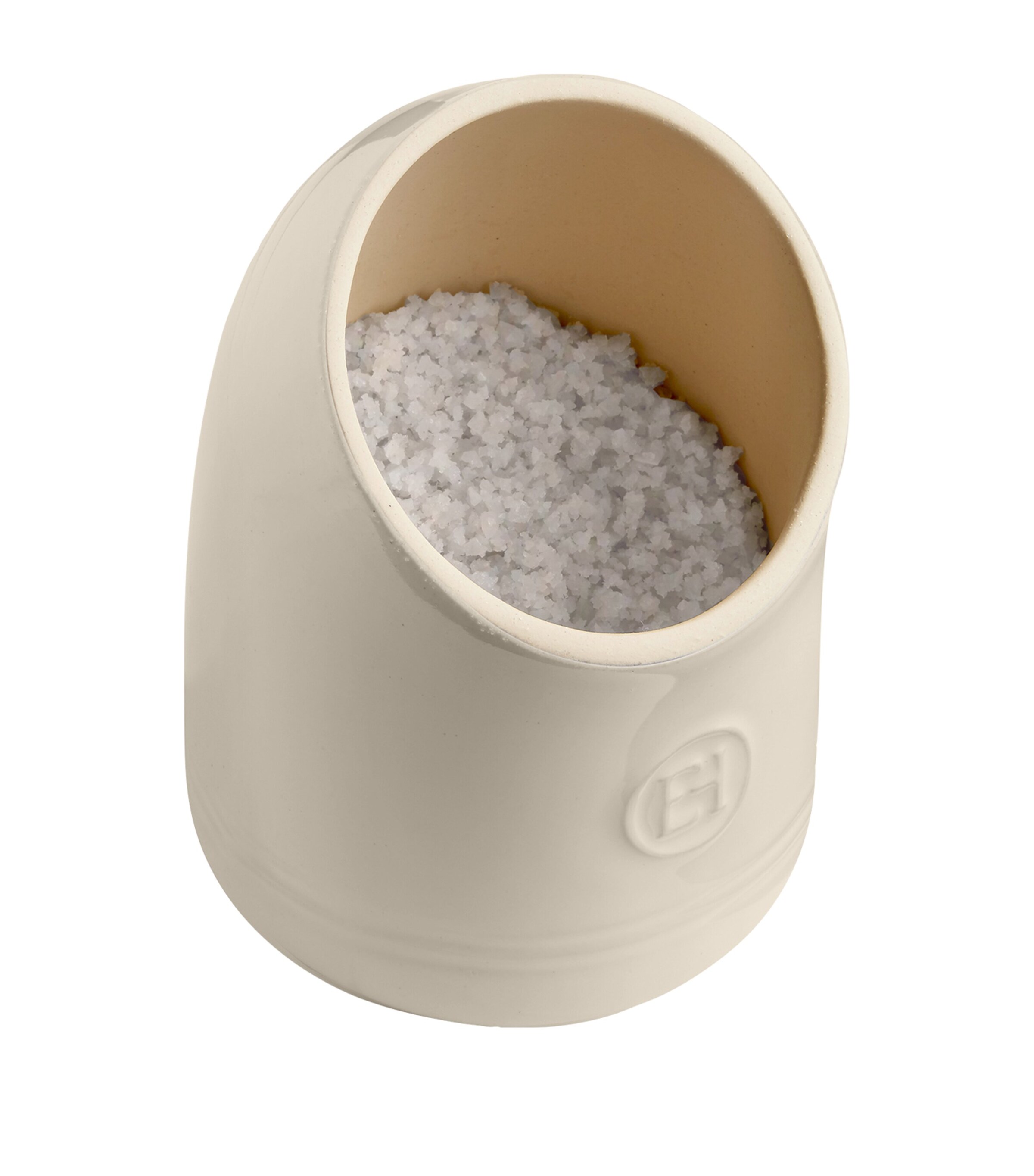 Emile Henry Ceramic Salt Pig (550ml) Cream Image 2