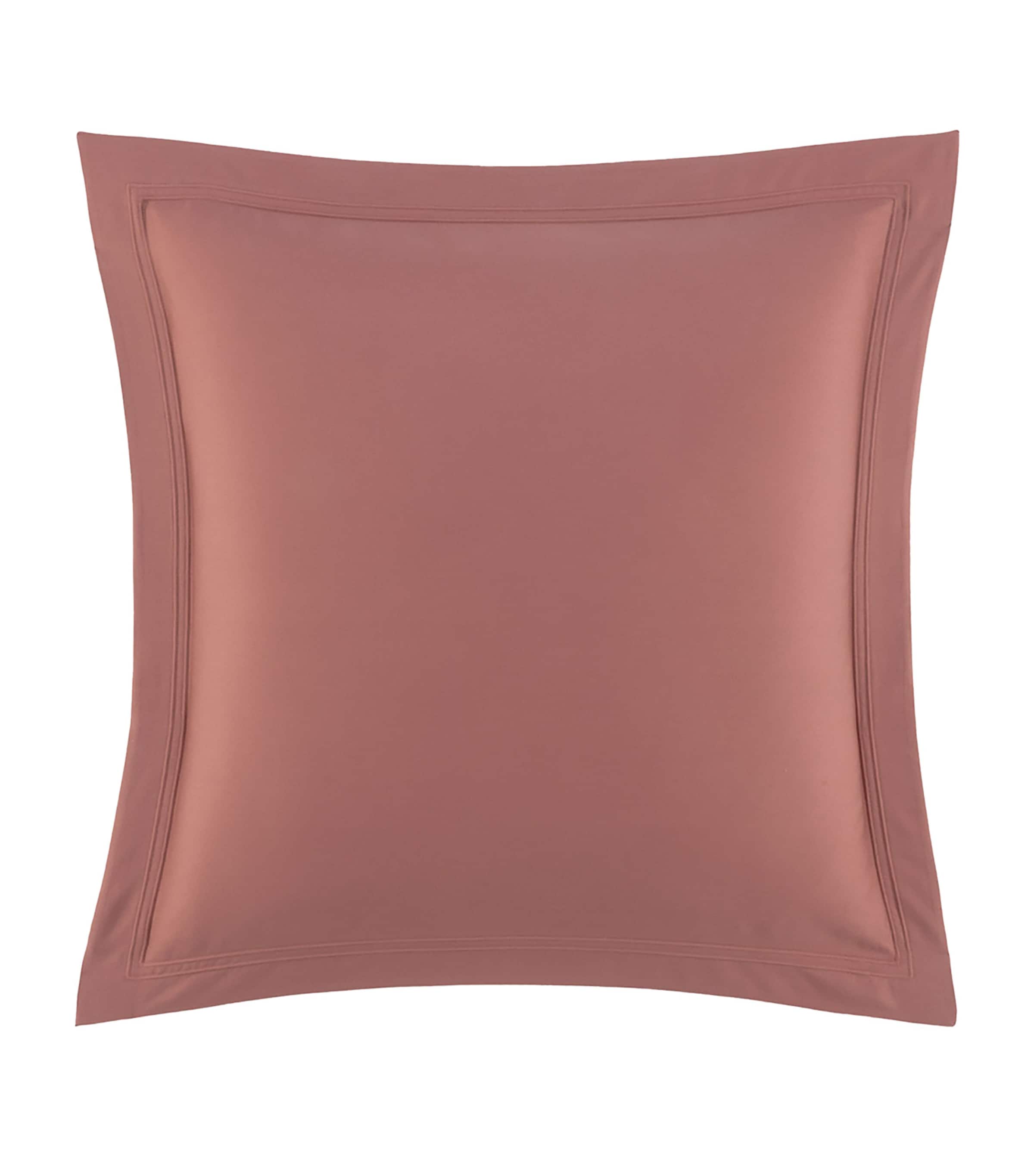 Yves Delorme Triomphe Santal Square Oxford Pillowcase In Brown