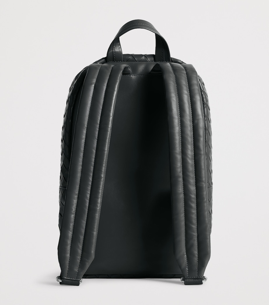 Small Intrecciato Leather Backpack 2077 Image 4