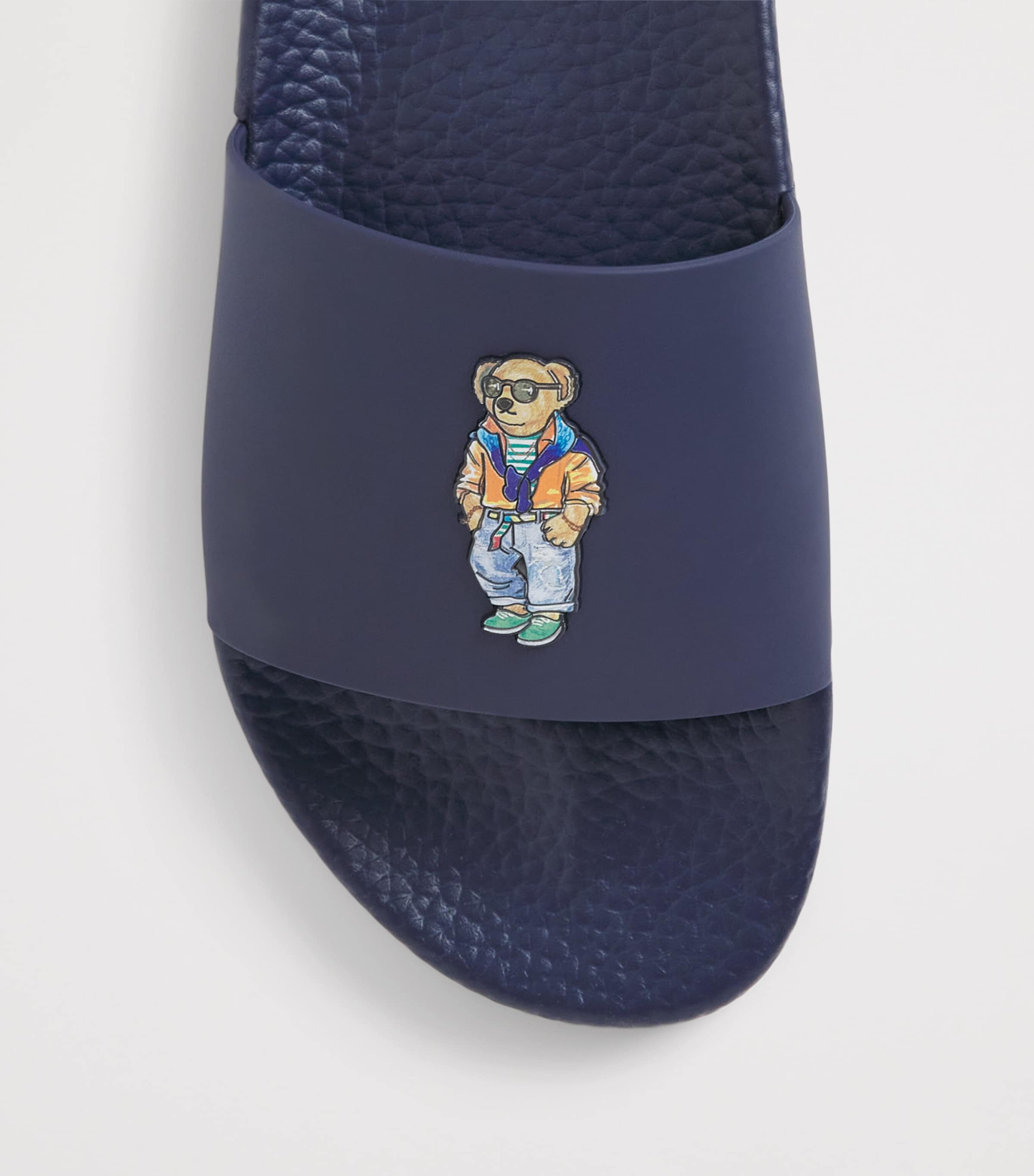 Polo Ralph Lauren Polo Bear Slides Navy Beach Shop Bear Image 5