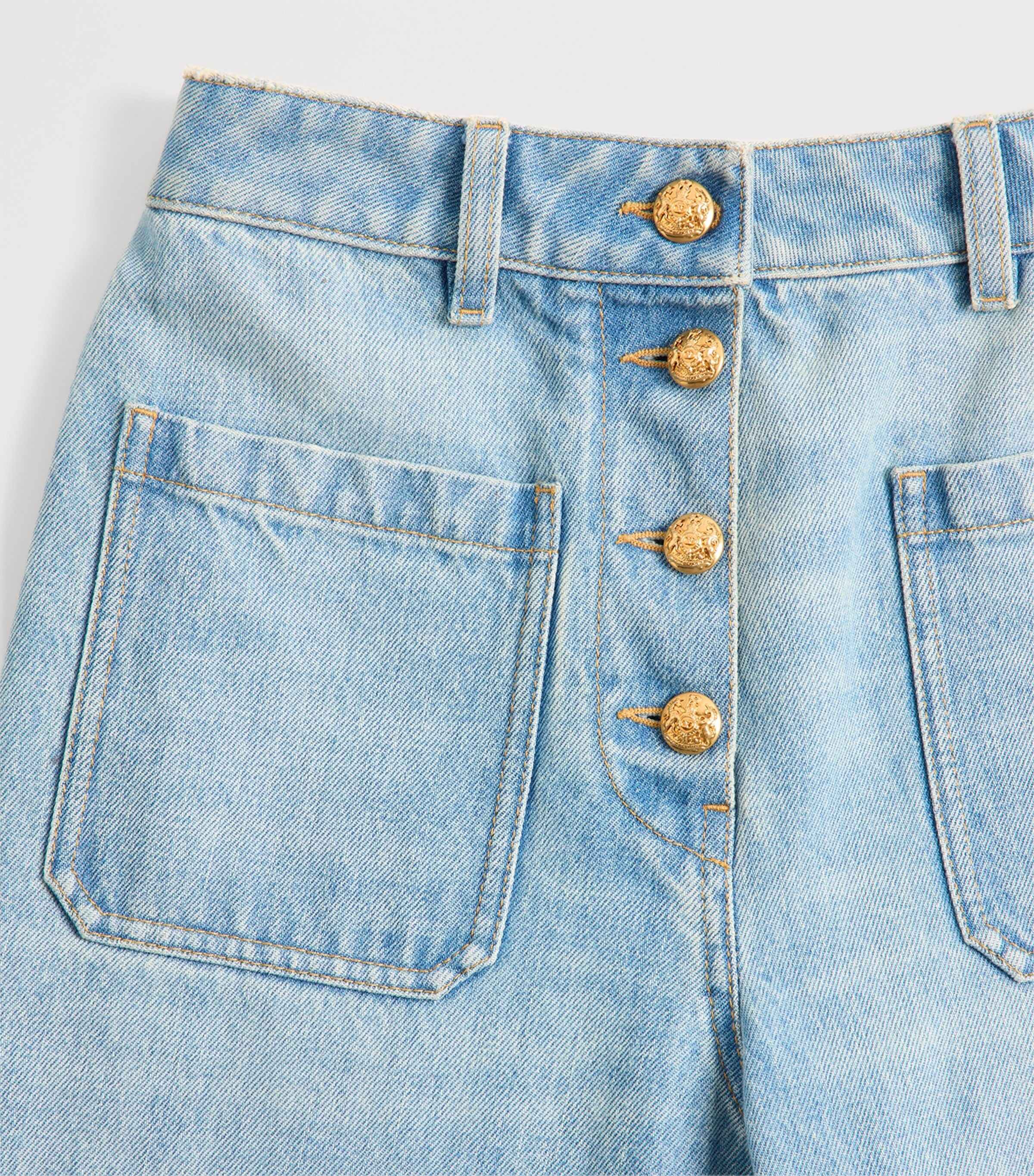 Valentino Womens Straight Leg Jeans Flx Image 6