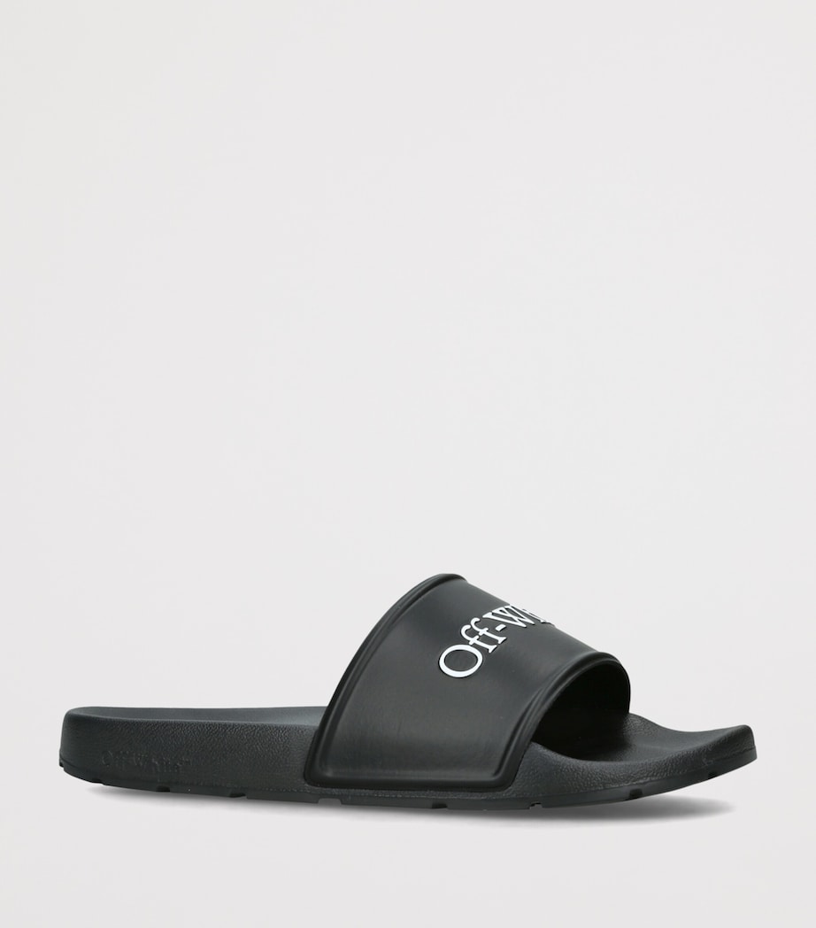 Off-White Bookish Logo Slides Black Image 2