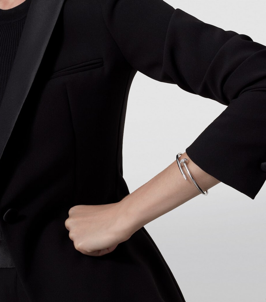 White Gold and Diamond Juste un Clou Bracelet WHITE GOLD Image 2