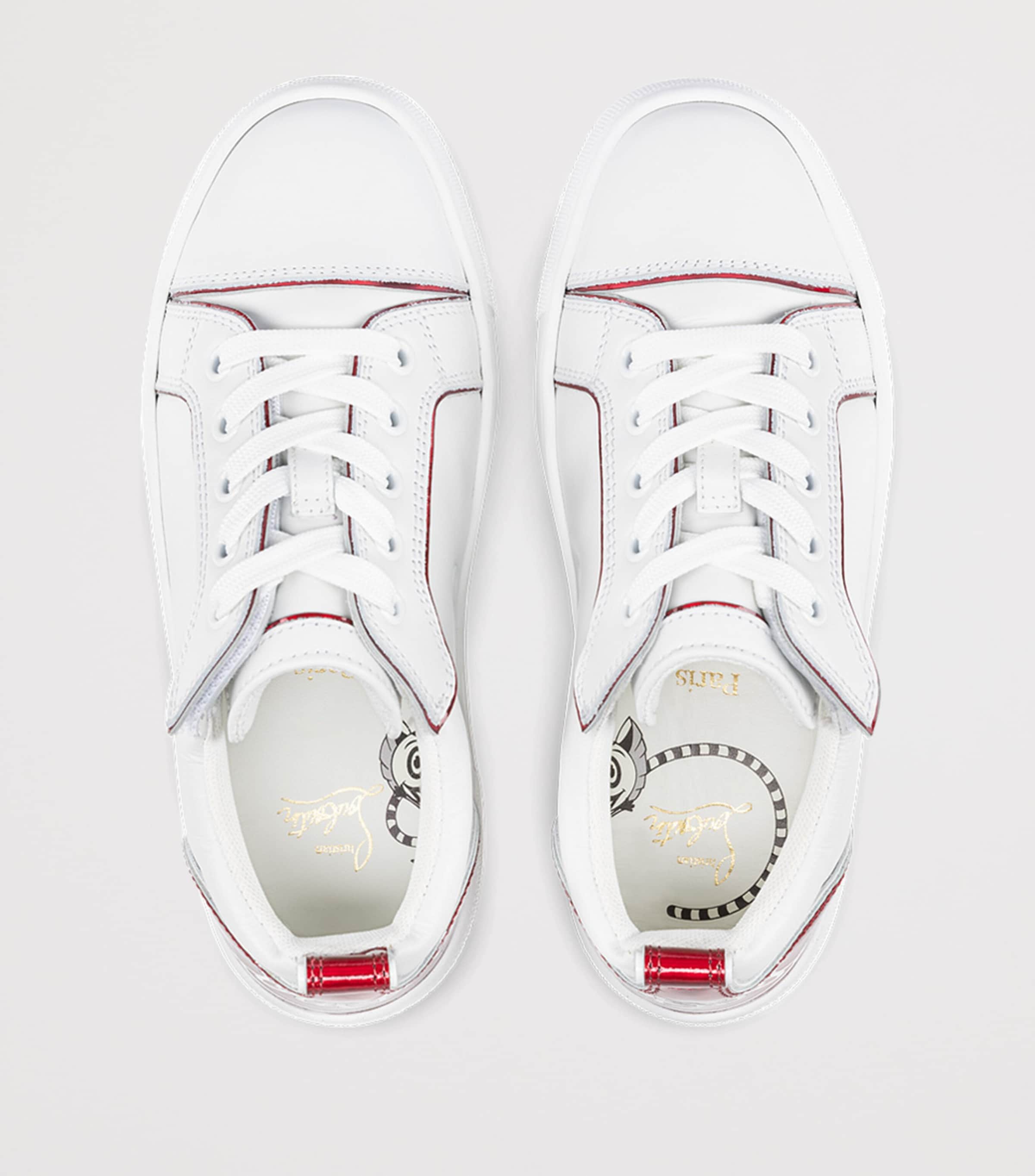 Funnyto Leather Sneakers Q647 Image 4