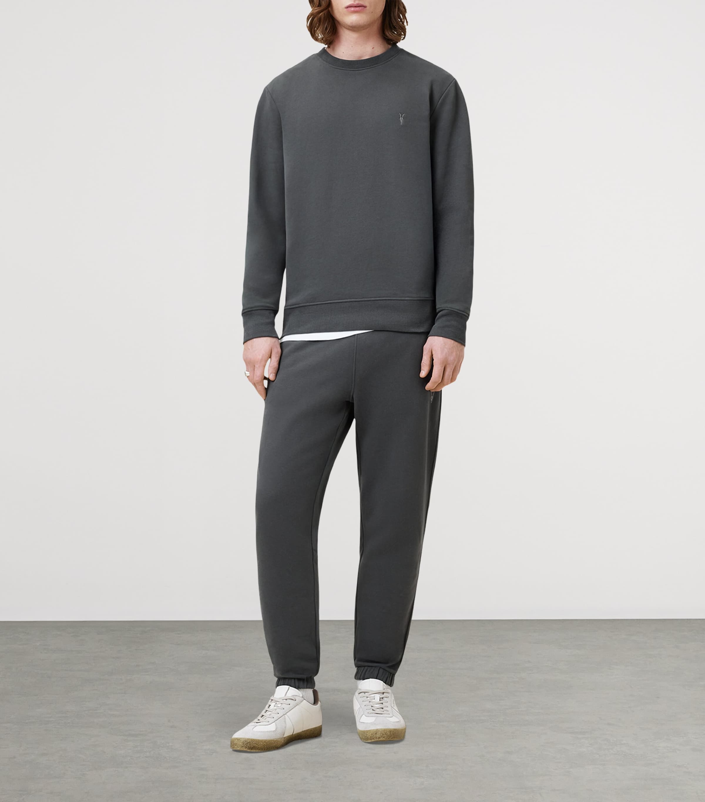 Organic Cotton Raven Ramskull Sweatshirt CARTER GREY Image 4