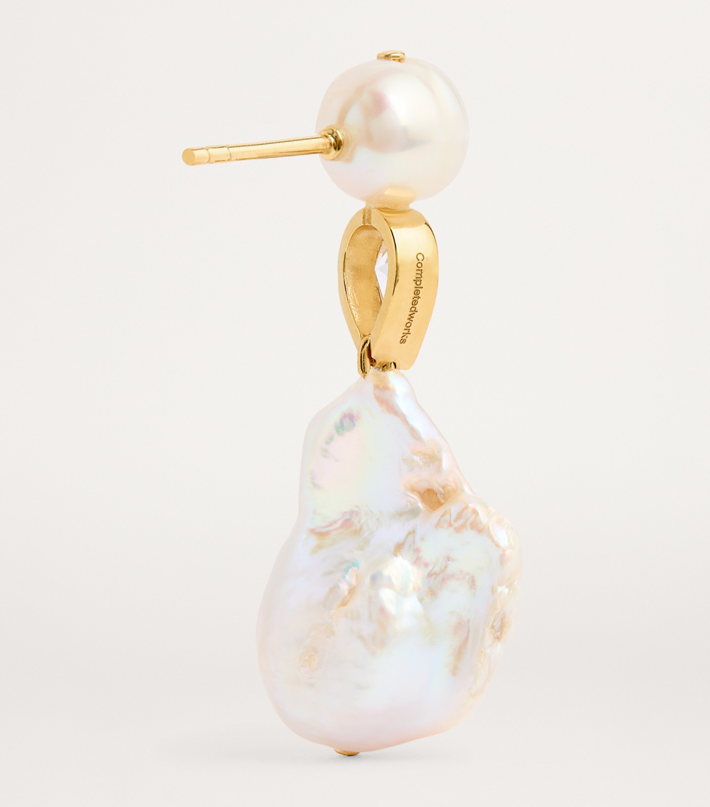 Completedworks Gold Vermeil, Crystal and Pearl Pulp Earrings