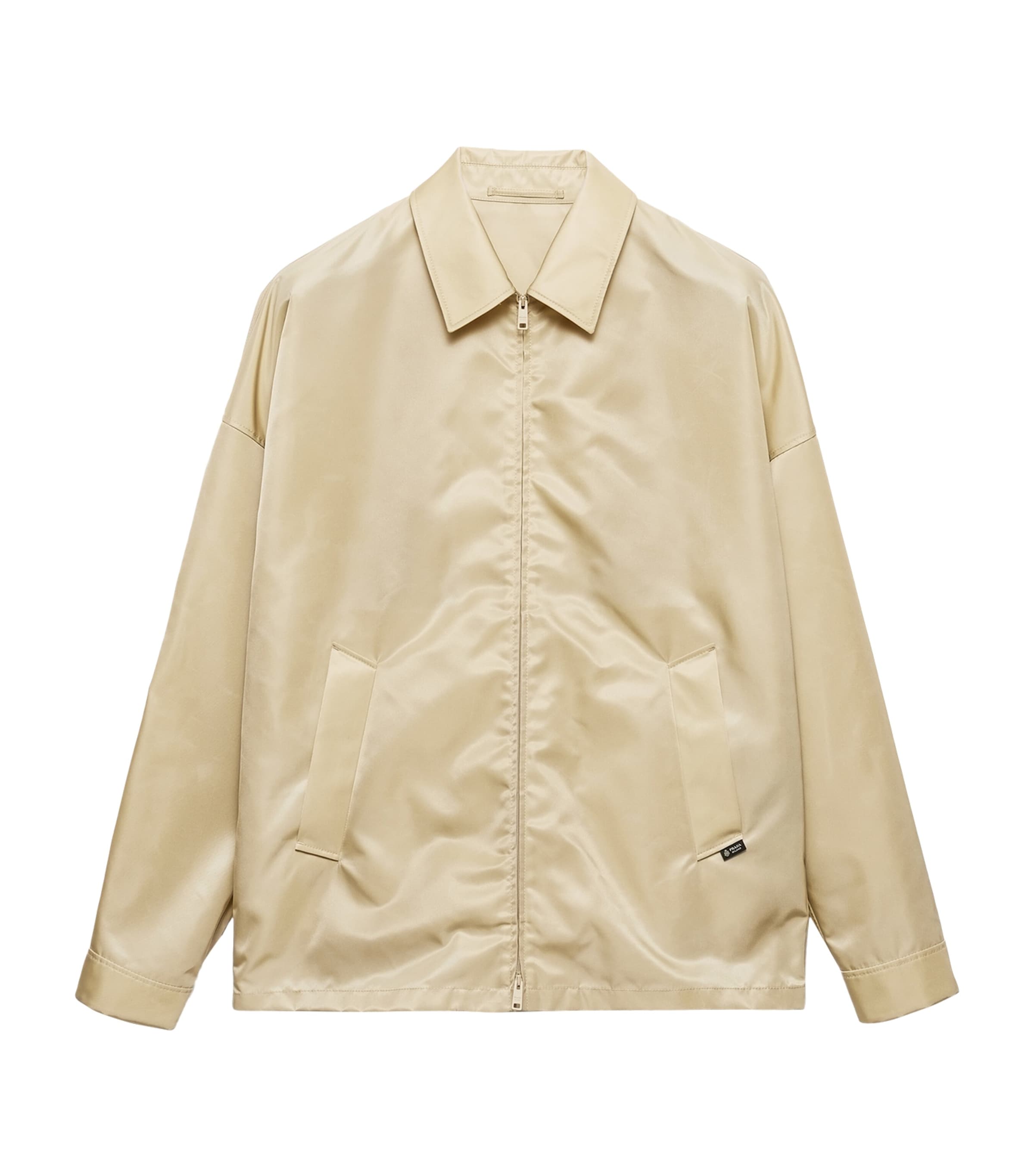 Prada Mens Re-Nylon Jacket Neutral Image 1