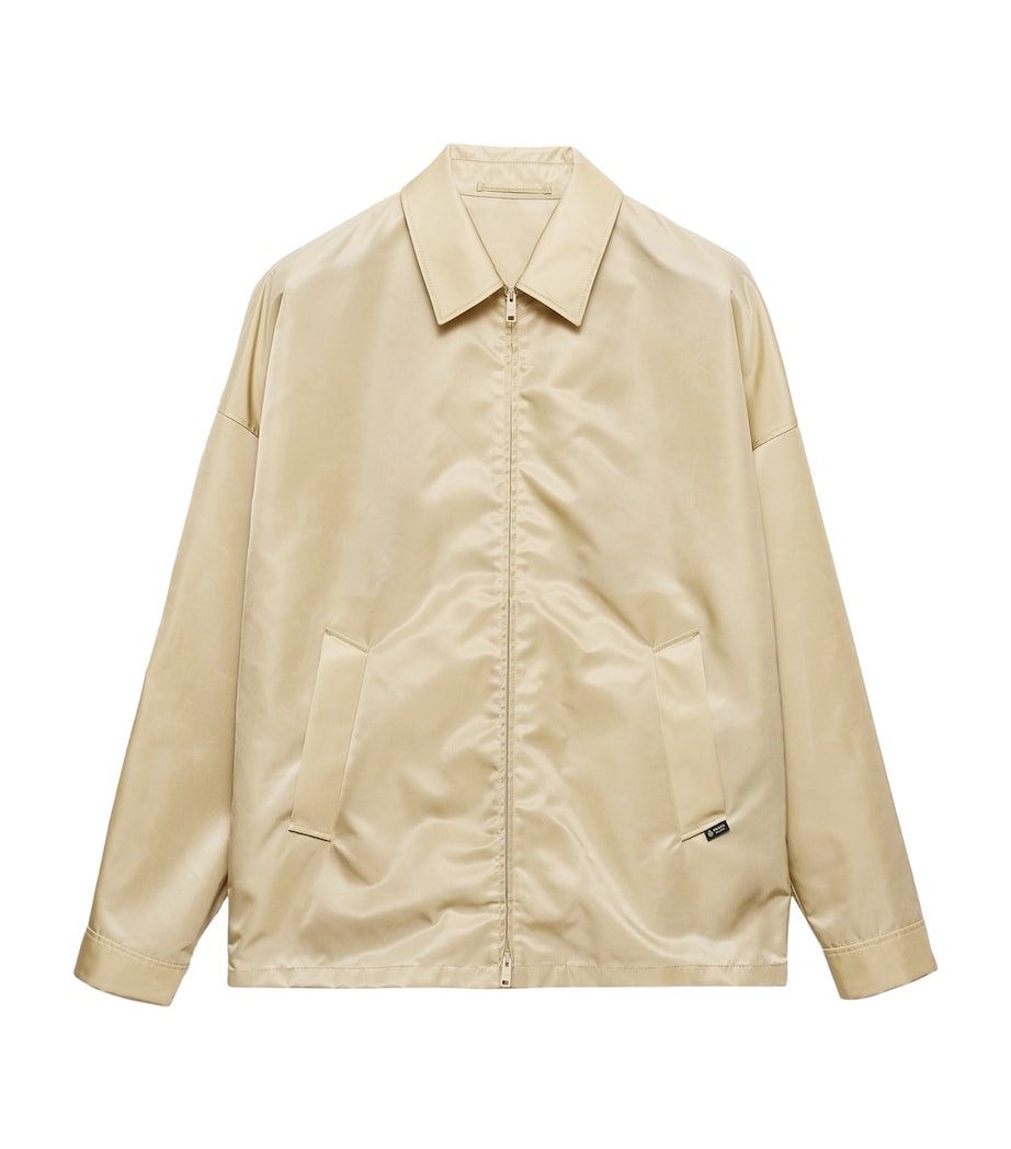 Prada Mens Re-Nylon Jacket Neutral Image 1