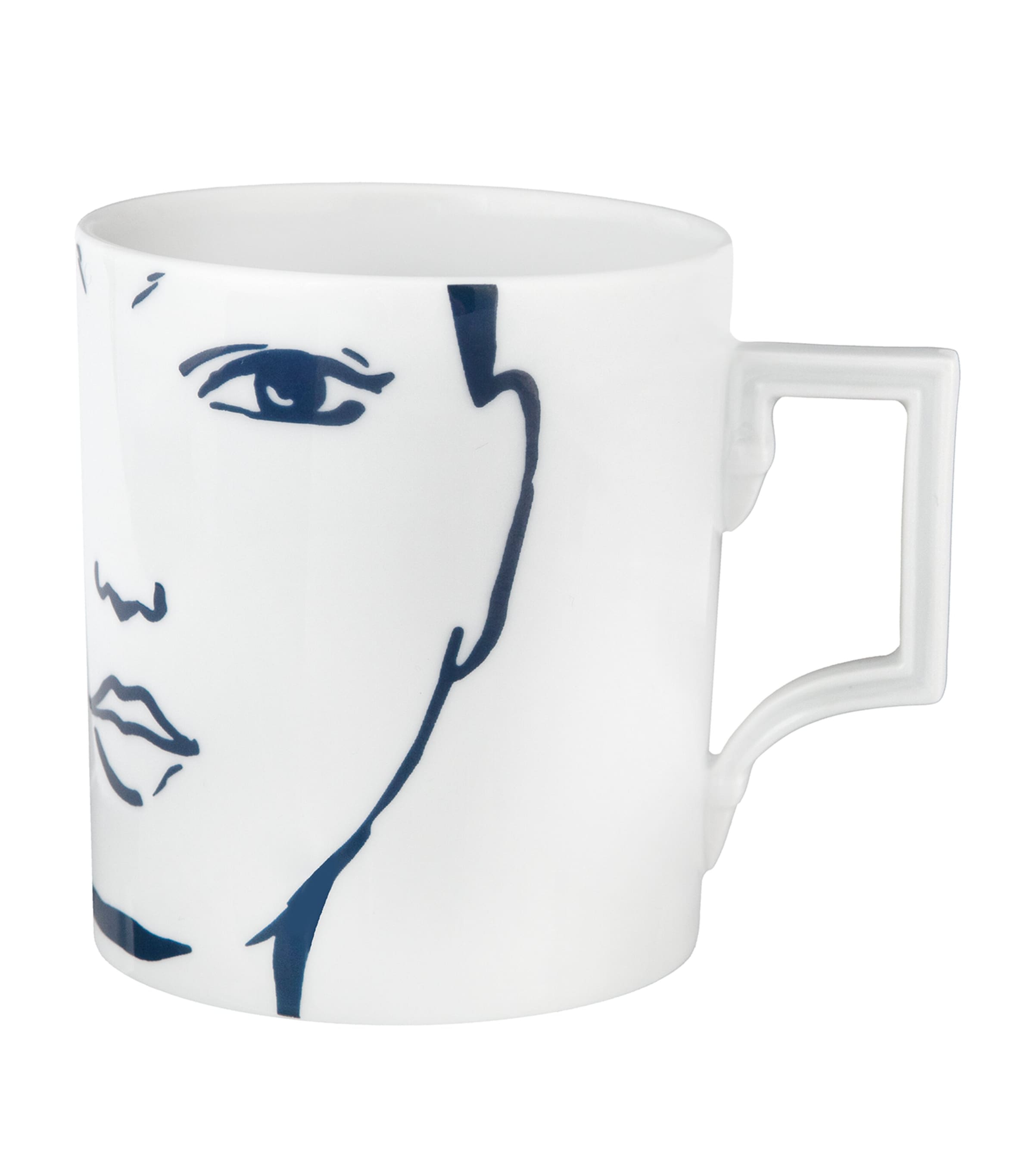 Meissen Porcelain Carol Face Mug