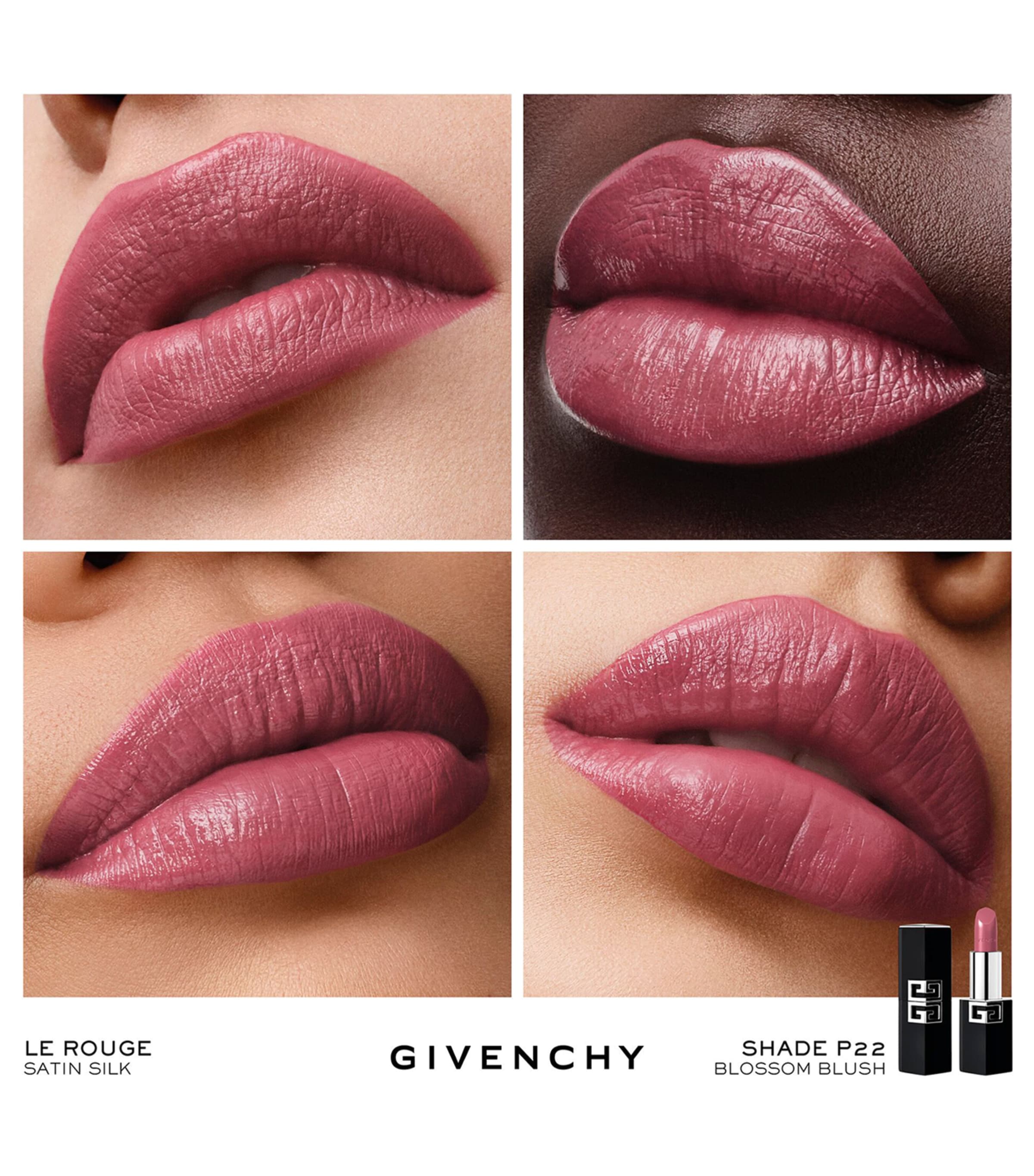 Givenchy Le Rouge Satin Silk High-Definition Lipstick Blossom Blush Image 1