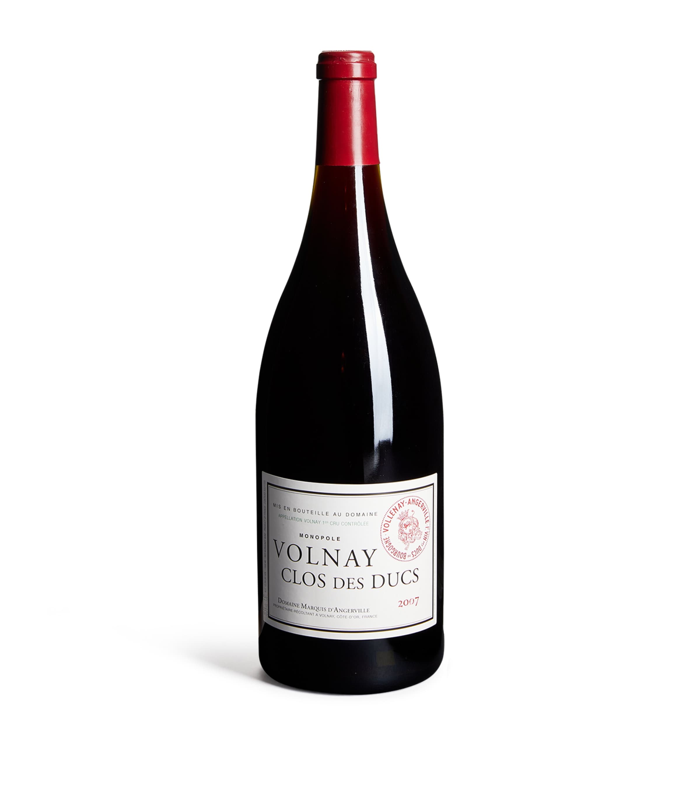 Domaine Marquis D'Angerville Clos des Ducs Volnay Premier Cru 2007 Magnum (1.5L) - Burgundy, France Image 1