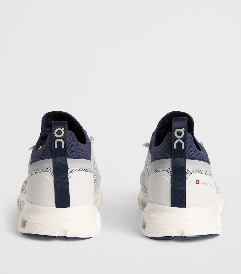 On Mens Cloud 6 Versa Trainers Frost | Midnight Image 5