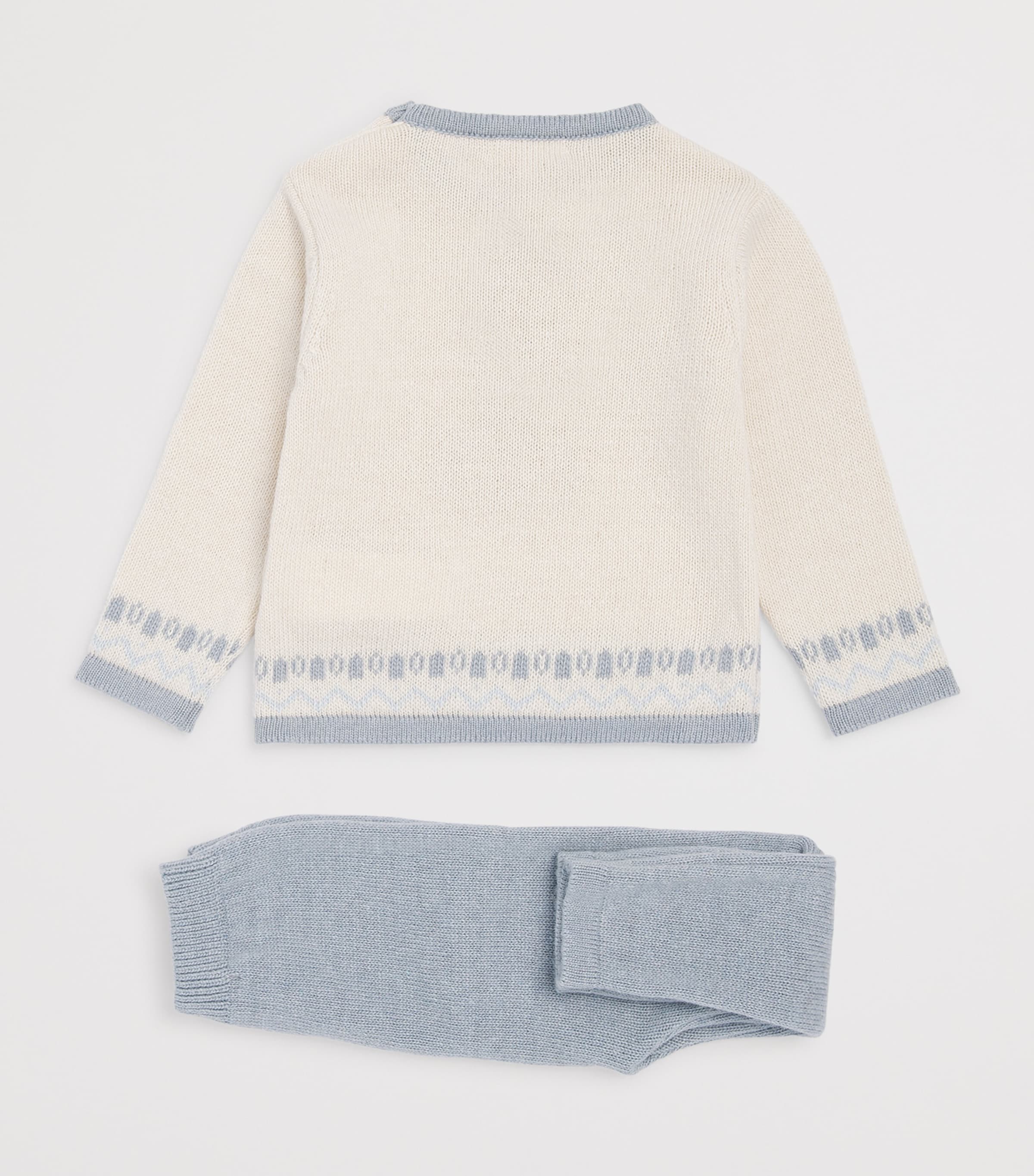 Patachou Knit Bear Sweater and Leggings Set (1-24 Months) Image 2
