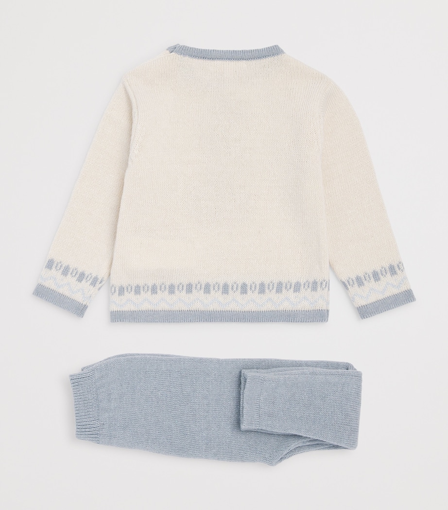 Patachou Knit Bear Sweater and Leggings Set (1-24 Months) Image 2