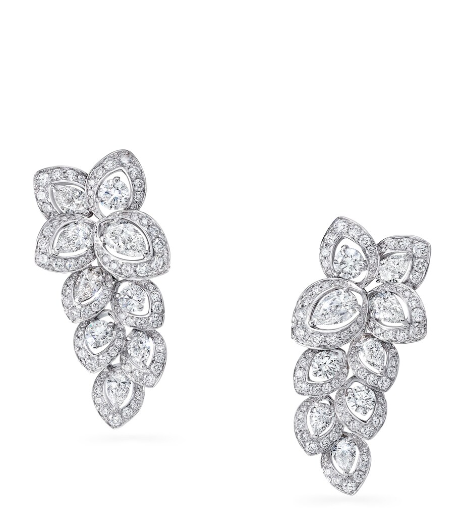 White Gold and Diamond Classic Graff Earrings WHITE GOLD Image 1