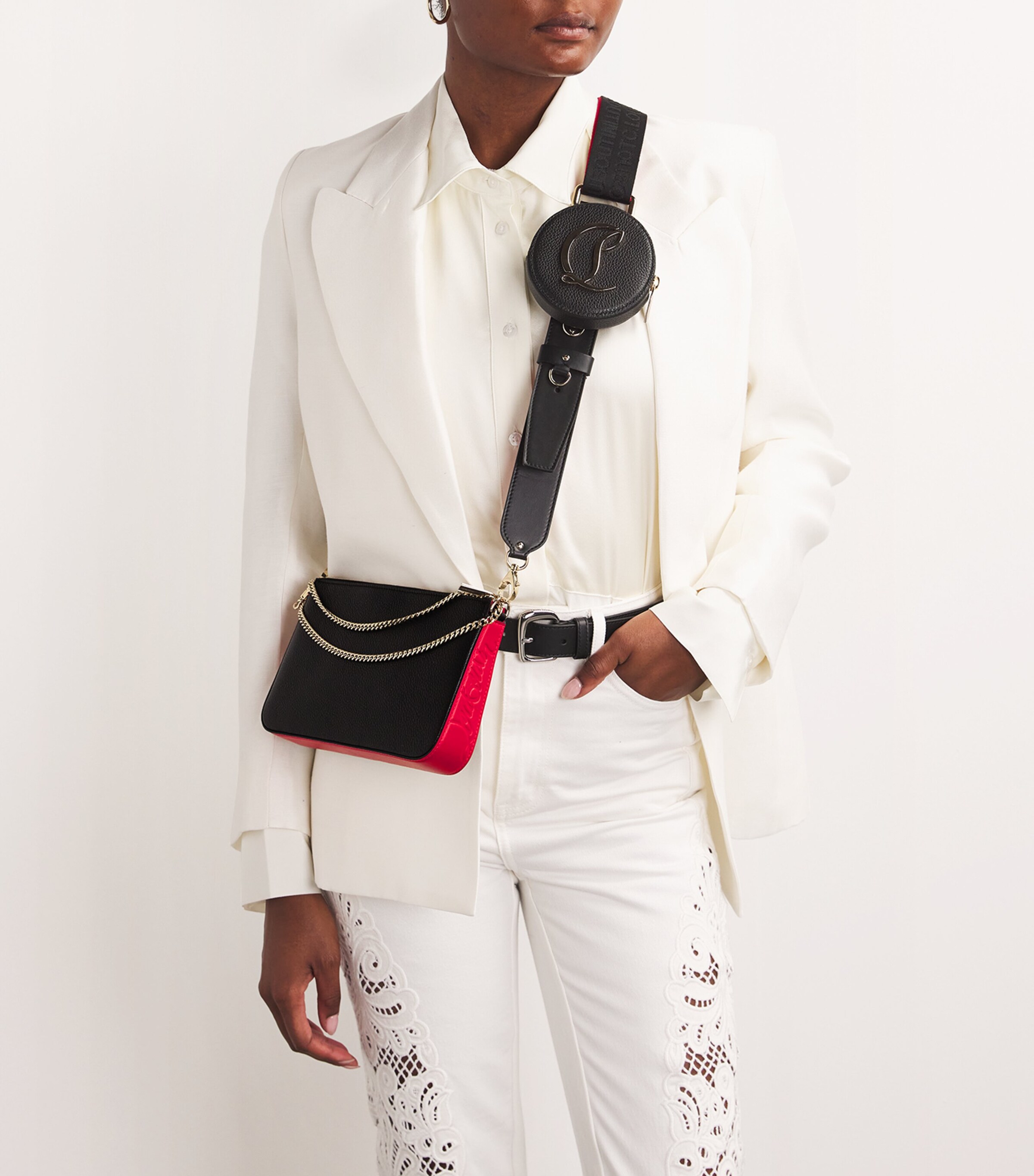 関税送料込- CHRISTIAN LOUBOUTIN LOUBILAB ポーチ Christian Louboutin | Loubila yellow pouch | Savannahs