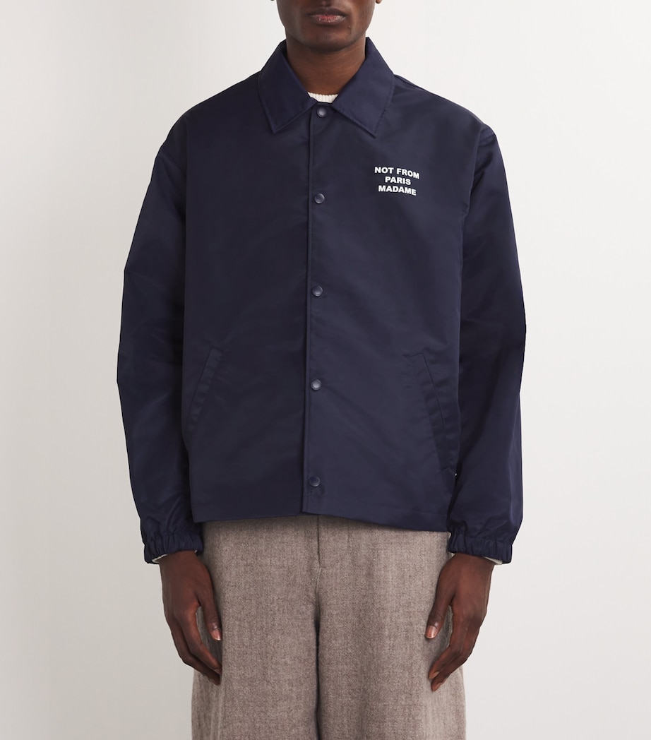 Graphic Print Jacket NAVY Image 3
