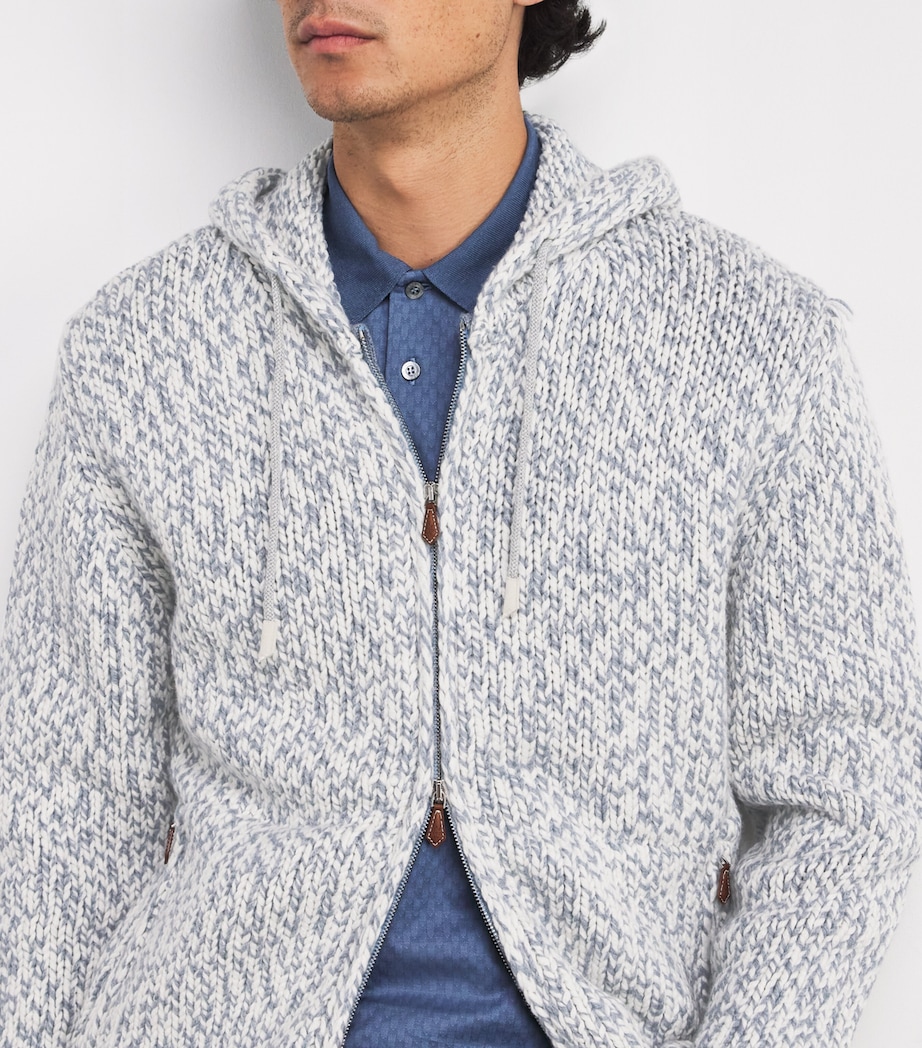 Hooded Zip-Up Sweater ZUCCHERO Image 6