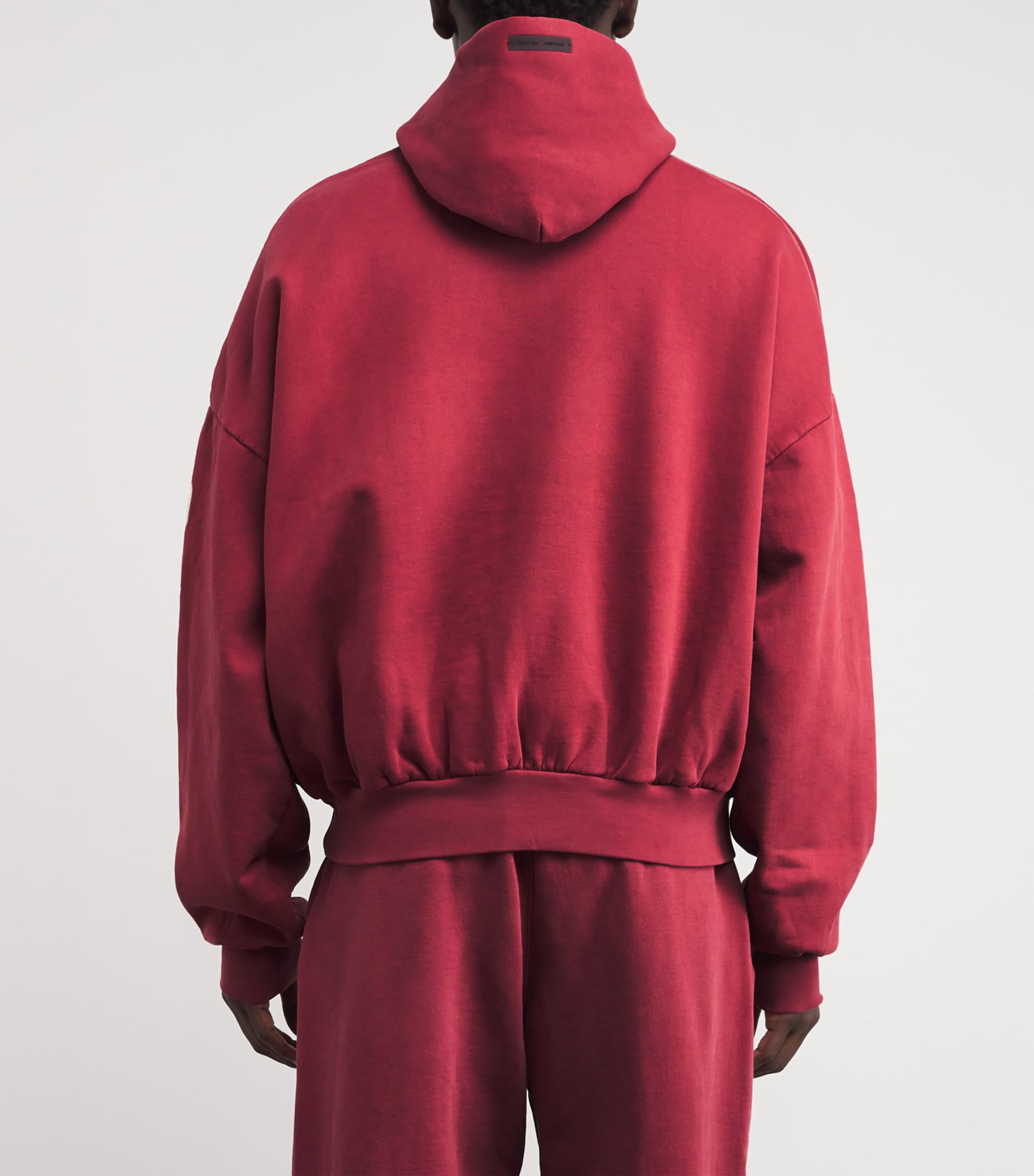 Oversized Logo Hoodie CRIMSON Image 4