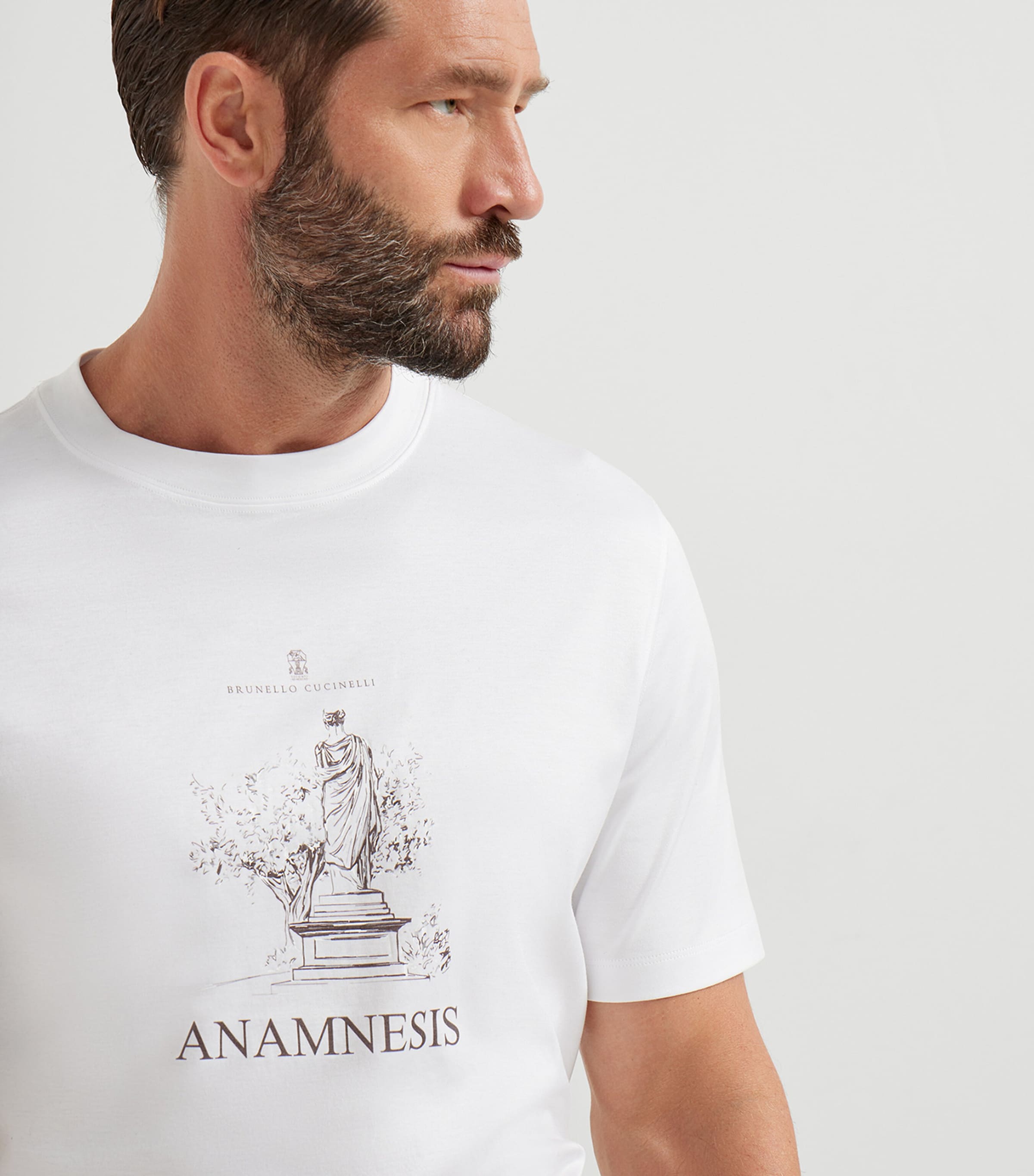 Cotton Anamnesis Print T-Shirt CC770 Image 6