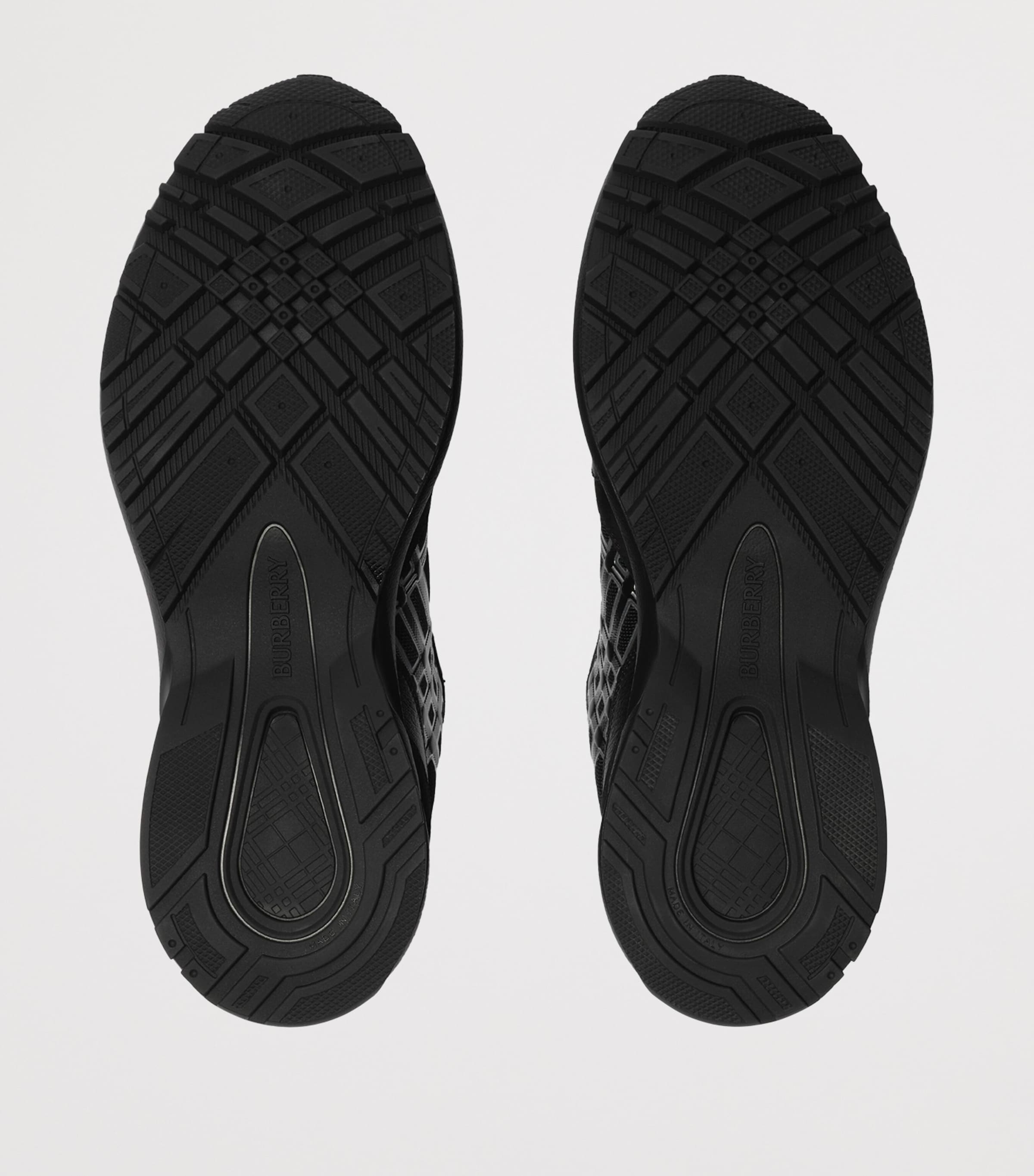 Burberry Mens Eclipse Sneakers Black/black Image 5
