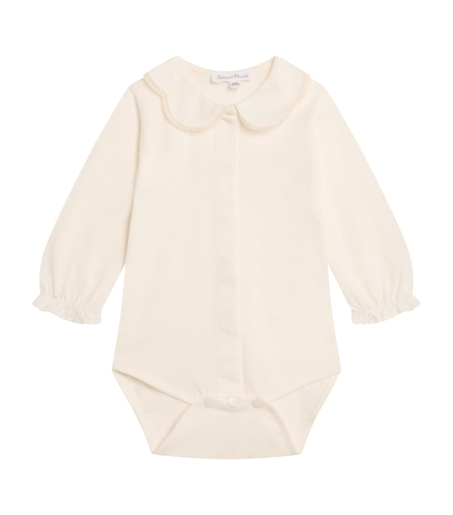 Cotton Bodysuit (Newborn-24 Months) 13NACRE Image 1