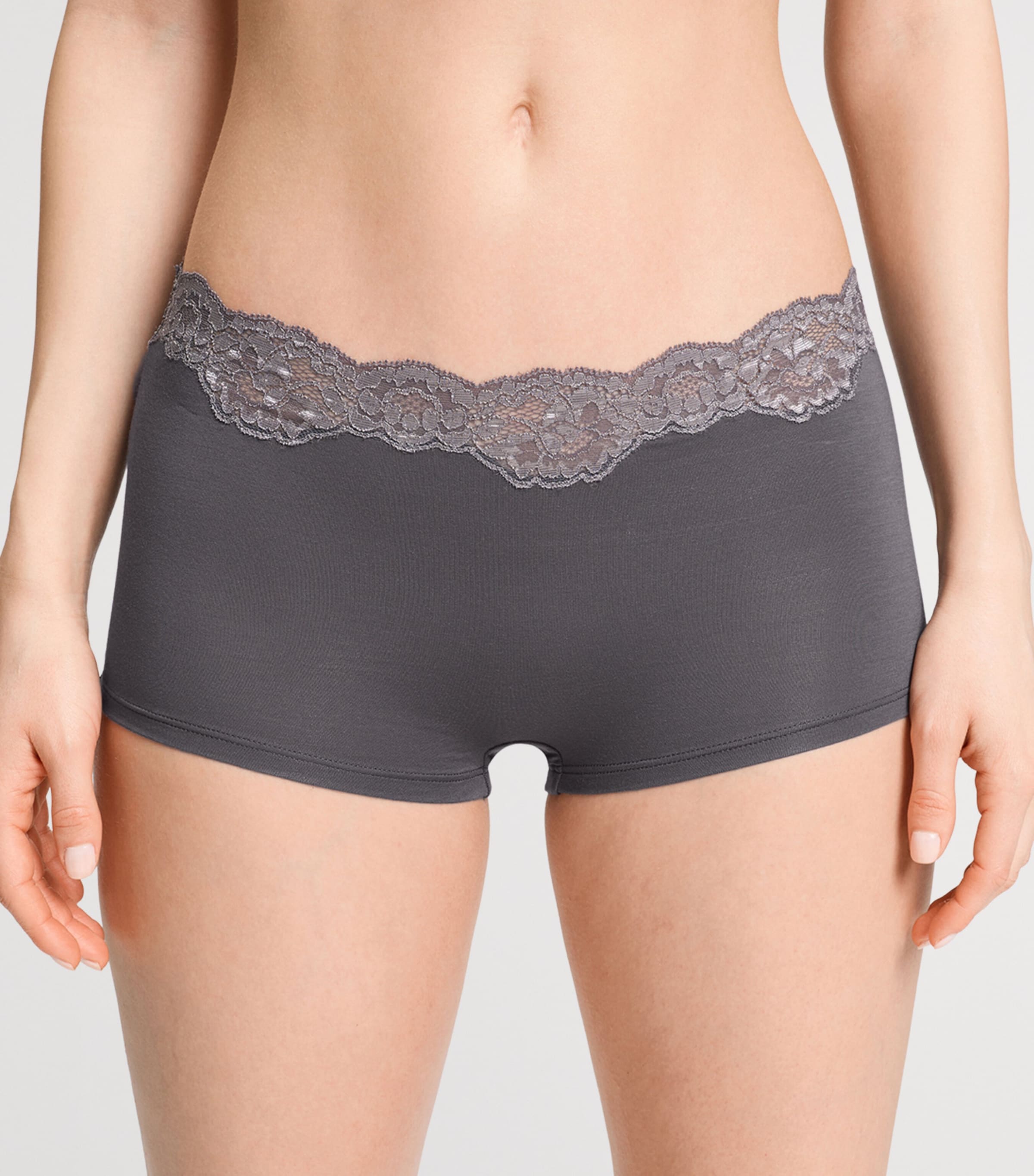 Hanro Womens Lace-Trim Shorts Briefs Boulevard Image 4