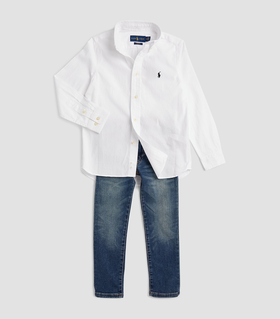 Blake Oxford Shirt (8-16 Years) WHITE Image 2