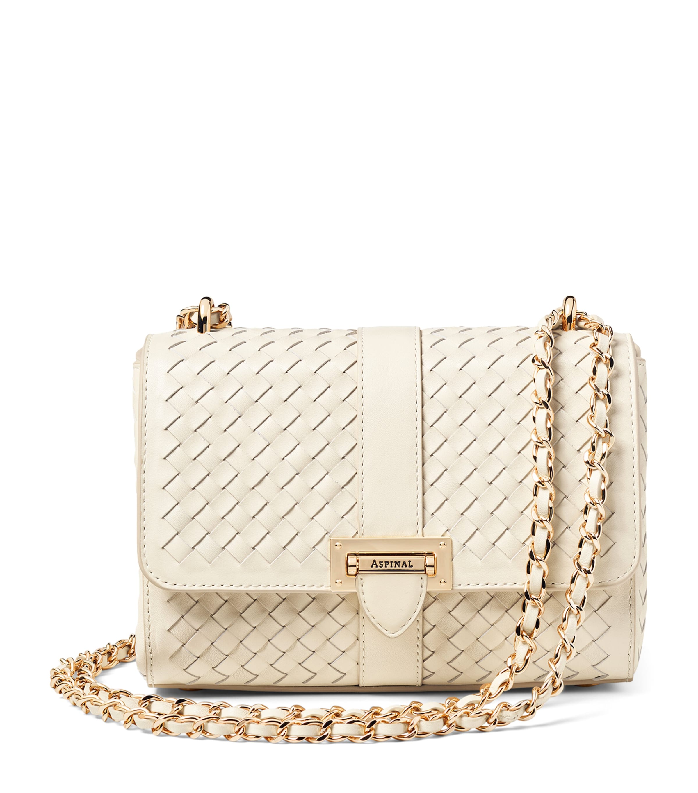 Aspinal Of London Leather Lottie Bag In Neutral