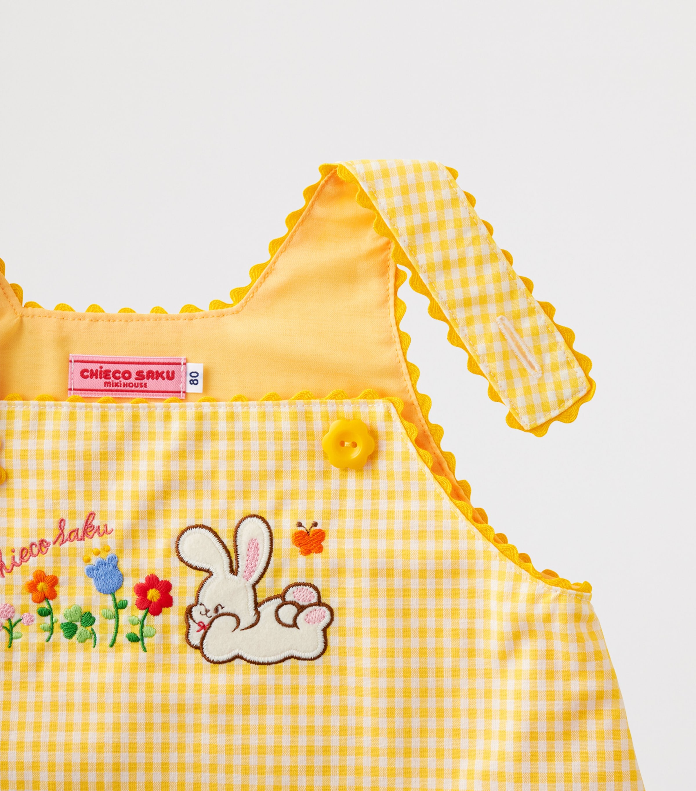 Miki House Cotton-Blend Gingham Chieco Saku Dress (2-7 Years) Image 5