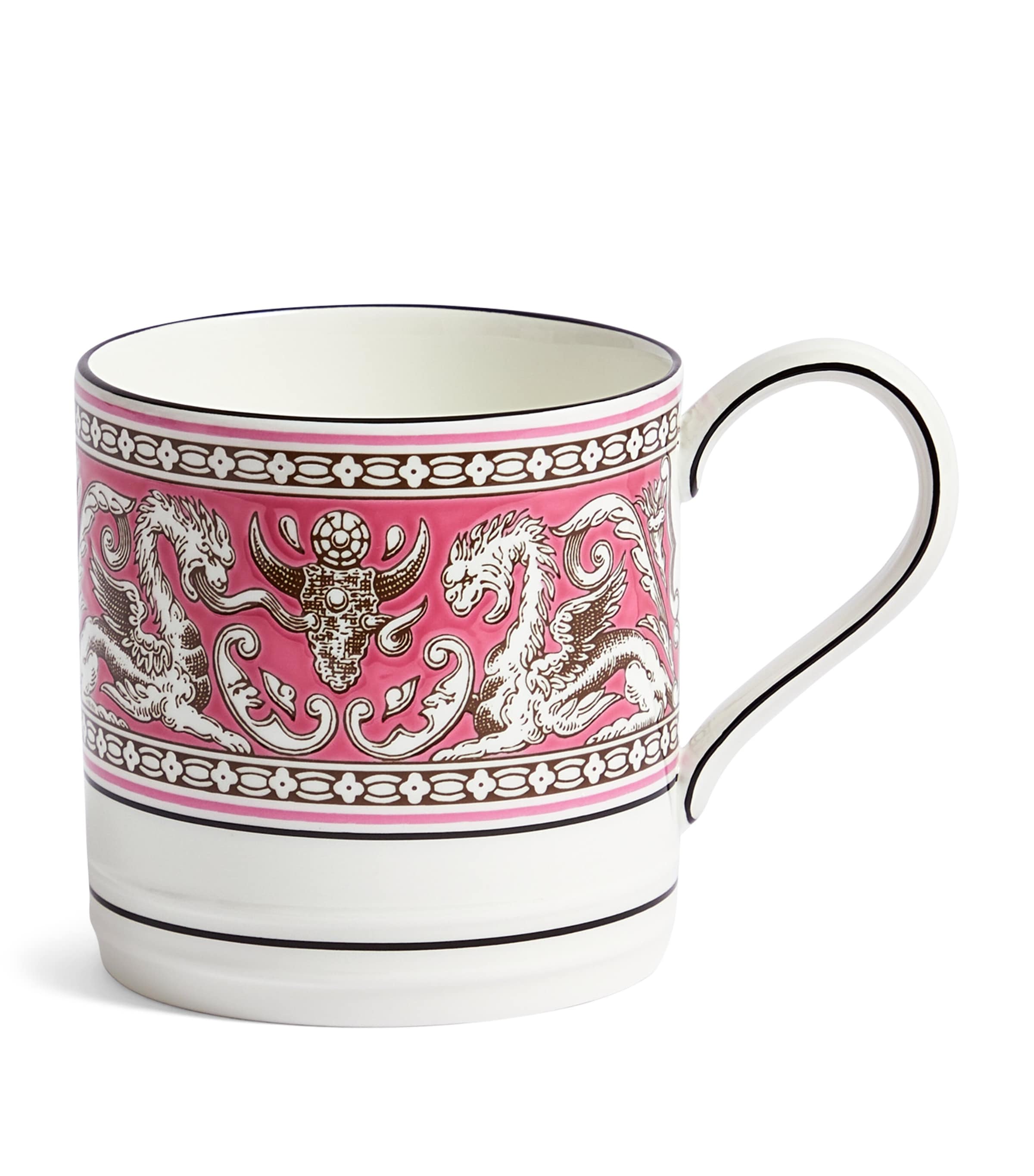 Shop Wedgwood Florentine Fuchsia Mug In Pink