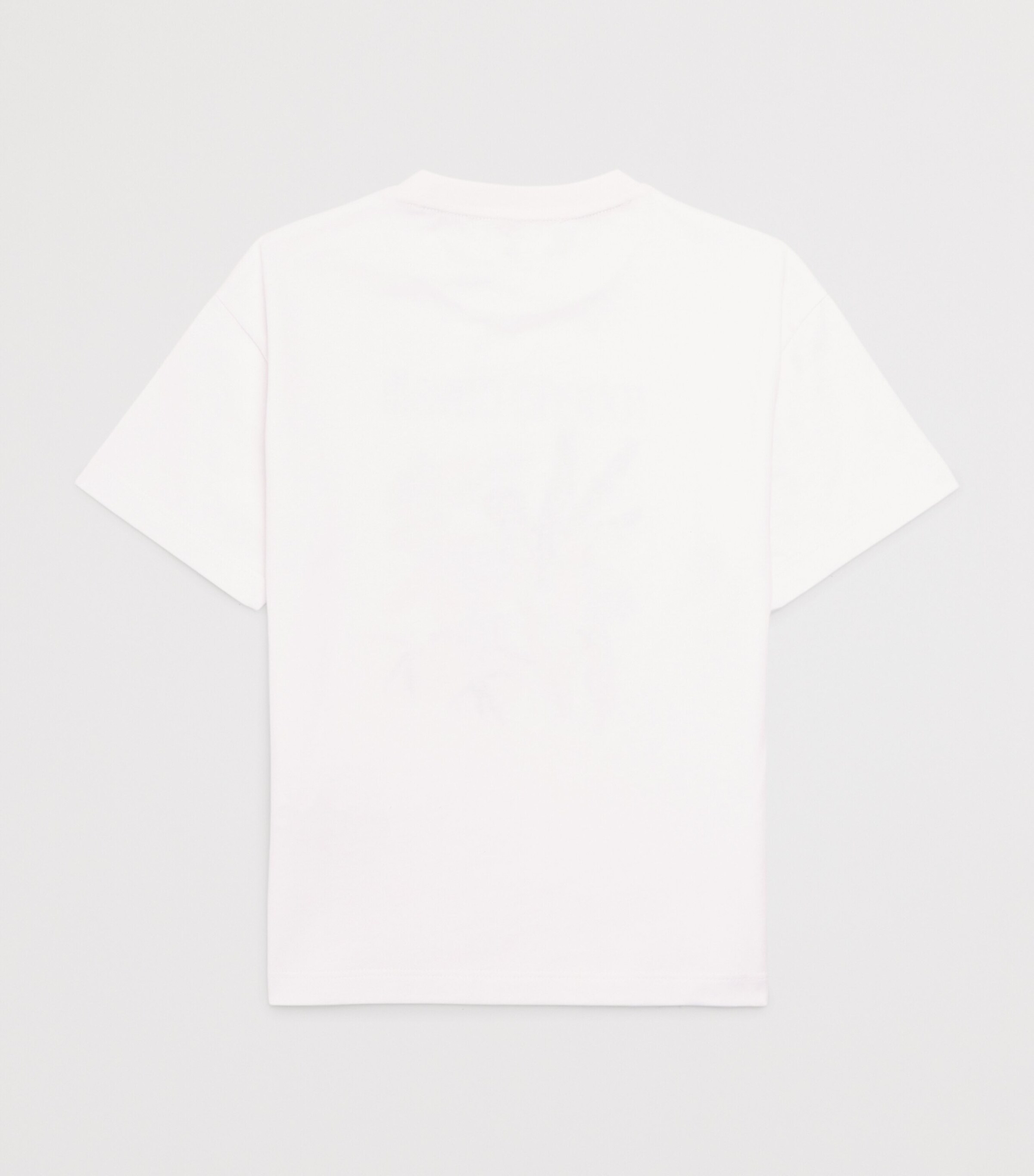 Cotton Tropical Logo T-Shirt (4-14 Years) WHITE Image 2