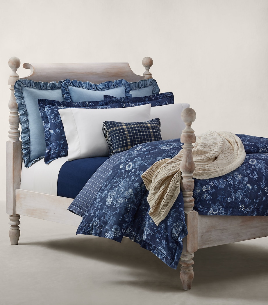 Kathryn Super King Duvet Cover (260cm x 220cm) INDIGO Image 2