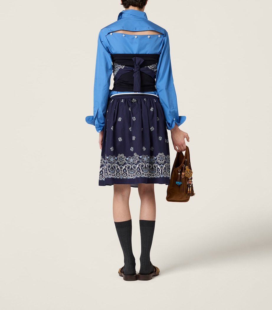 Cotton Poplin Logo Shirt F0237 Image 3