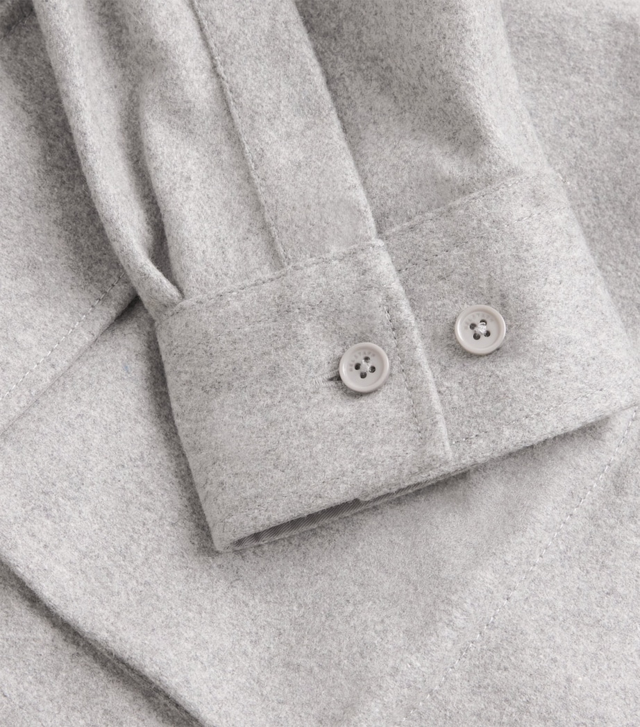 Wool-Blend Pointer Shirt MLLGRLIGHT GREY Image 5