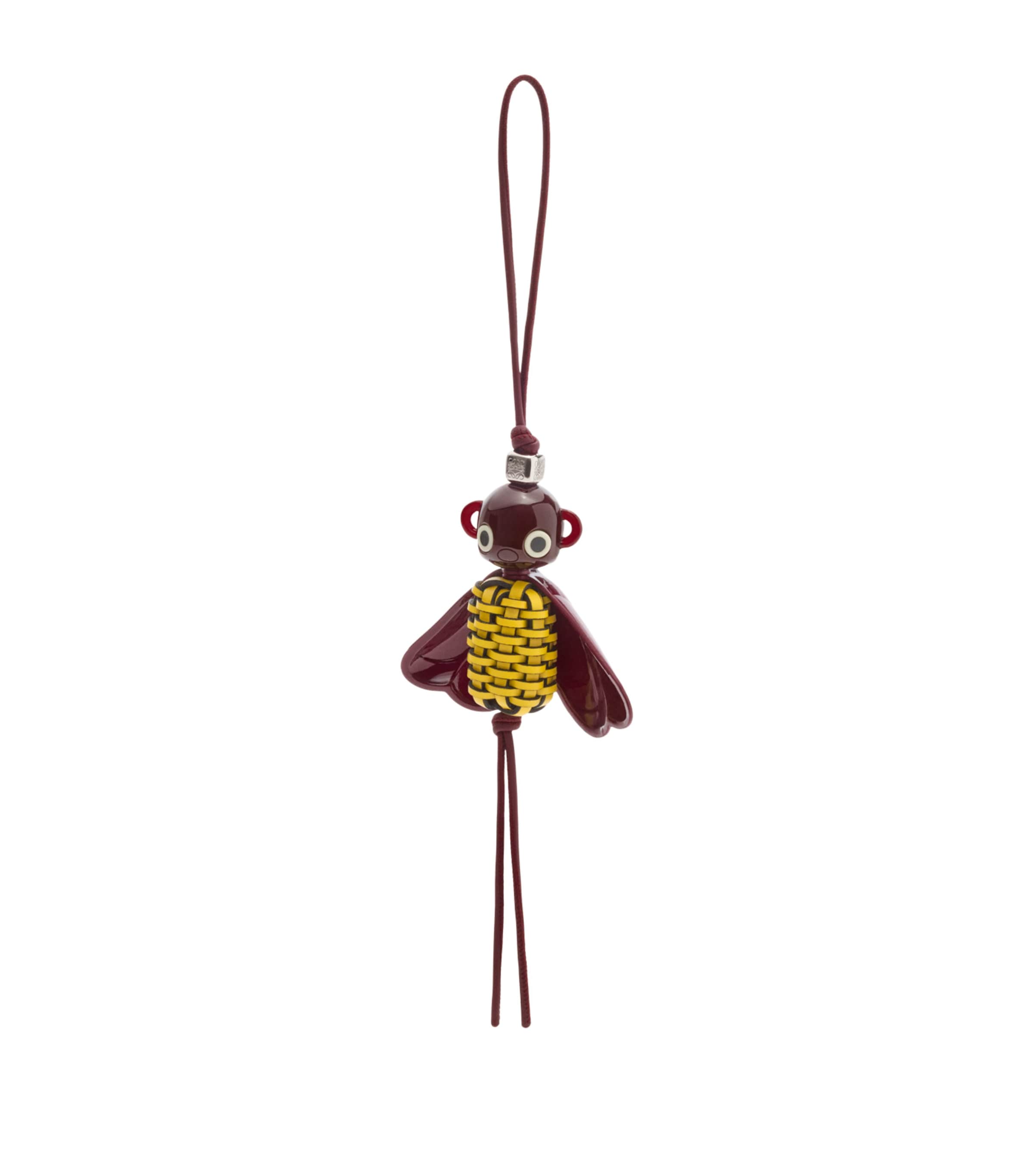 LOEWE Leather-Resin Blombee Charm Yellow Image 1