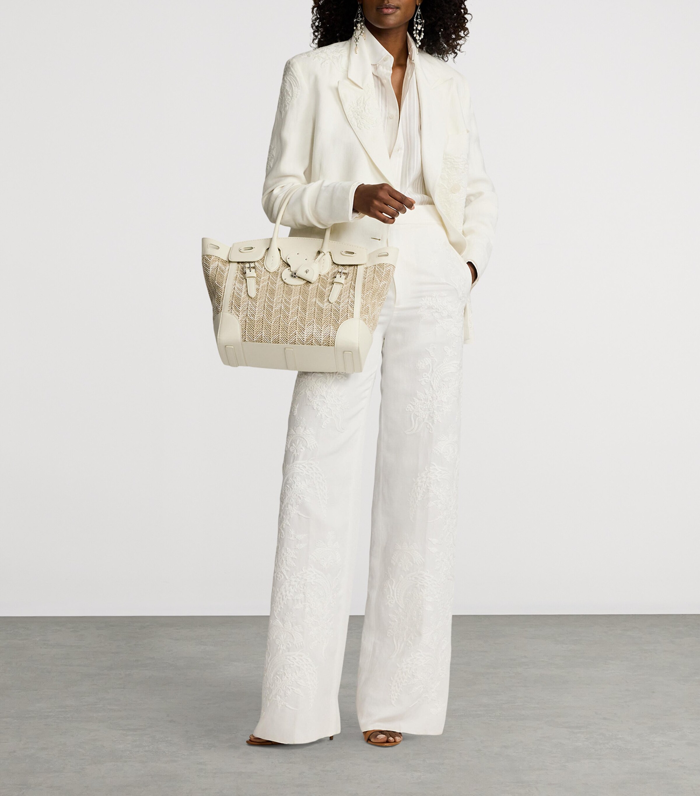 Canvas Soft Ricky 33 Top-Handle Bag LIGHT SAND Image 7