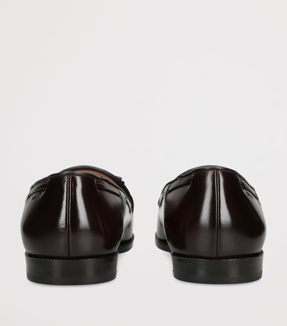 Leather Ethon Loafers DARK BROWN Image 2